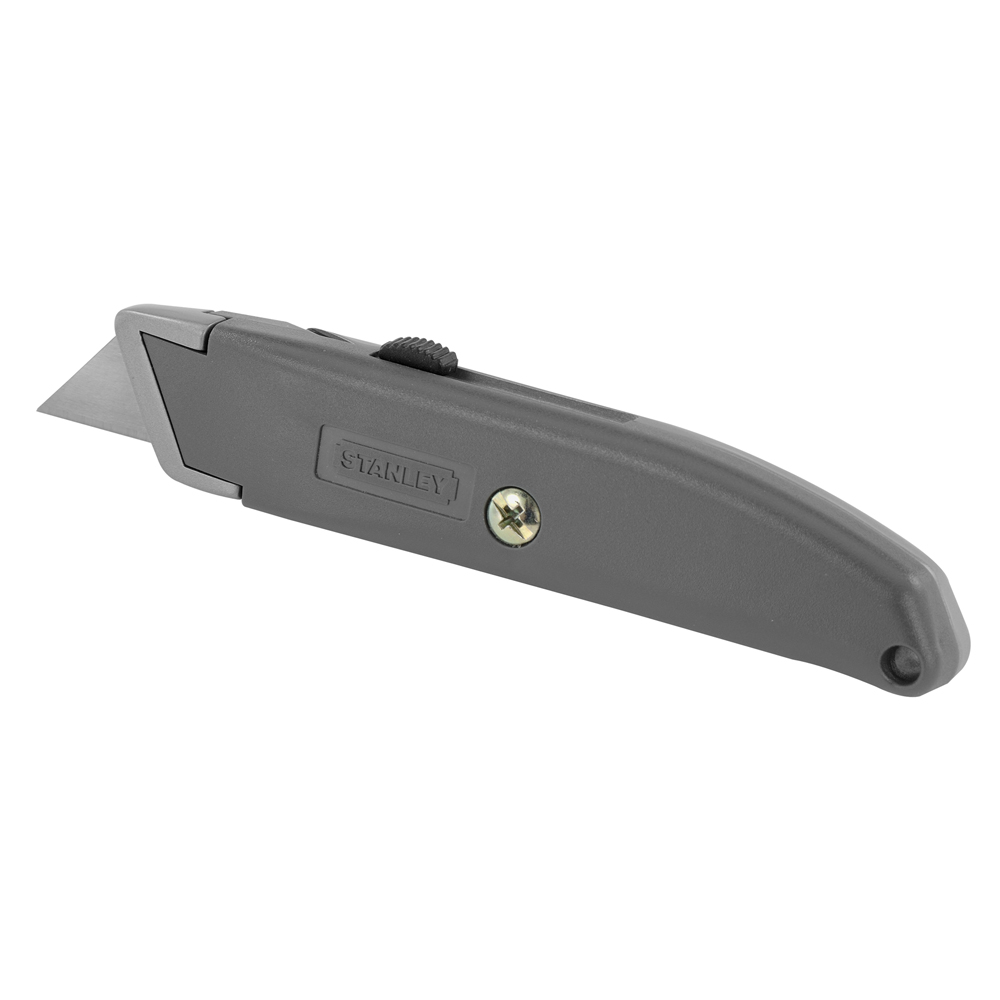 Superior Steel UK750 Folding Utility Pocket Knife Box Cutter with Belt  Clip, Easy Release Button, Quick Change and Lock-Back Design
