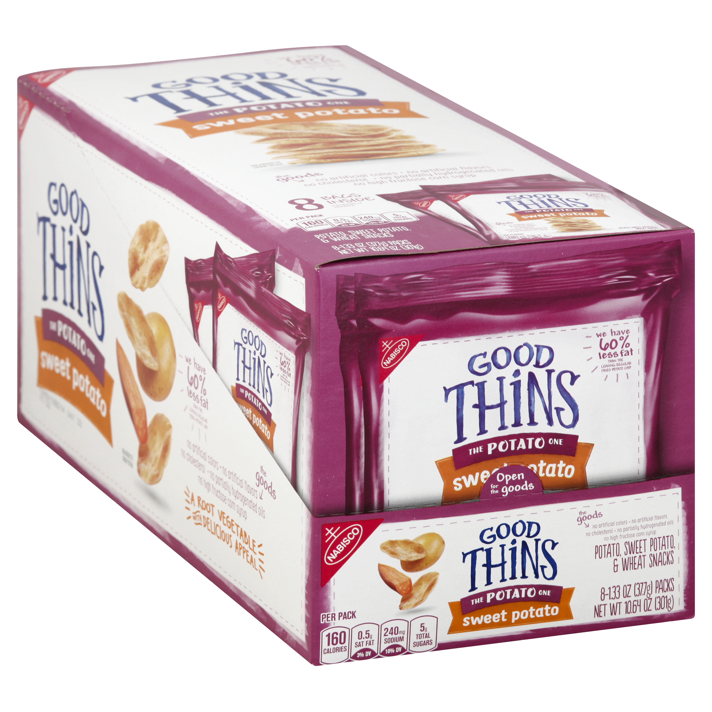 Good Thins Potato, Sweet Potato & Wheat Snacks 8 Ea
