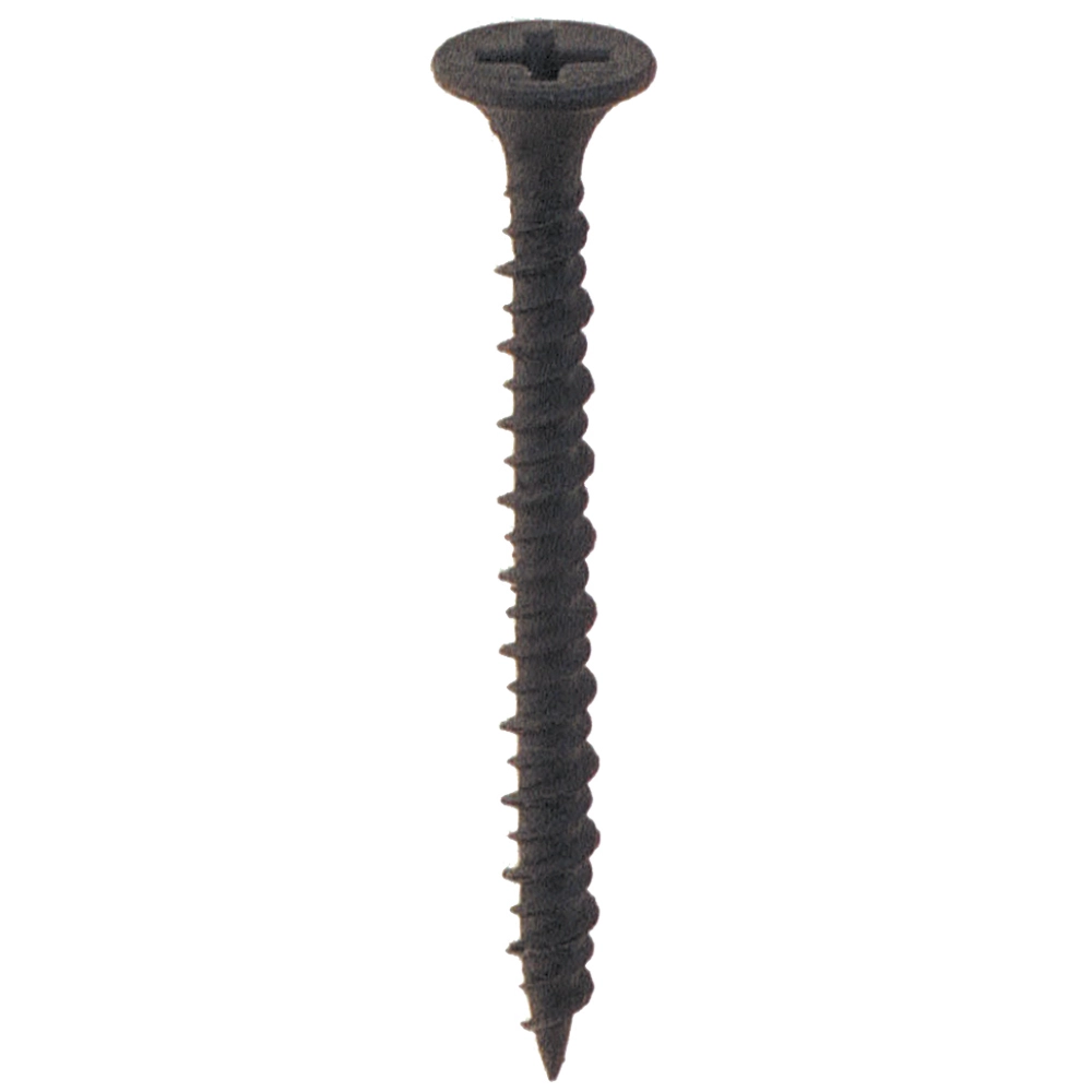 Grip-Rite HL Series 6" x 1-1/4" Black Phosphate PH Bugle Hi-Low Screw