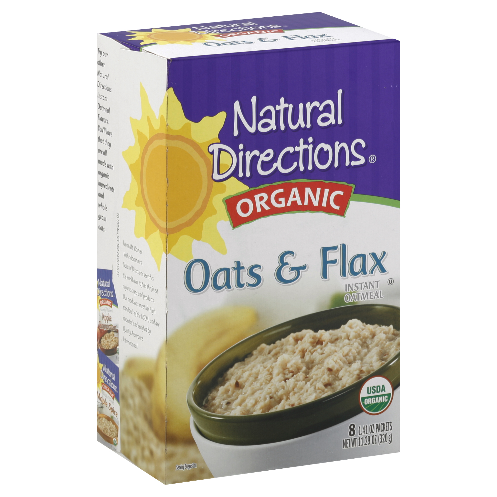 Natural Directions Instant Oatmeal 8 Ea
