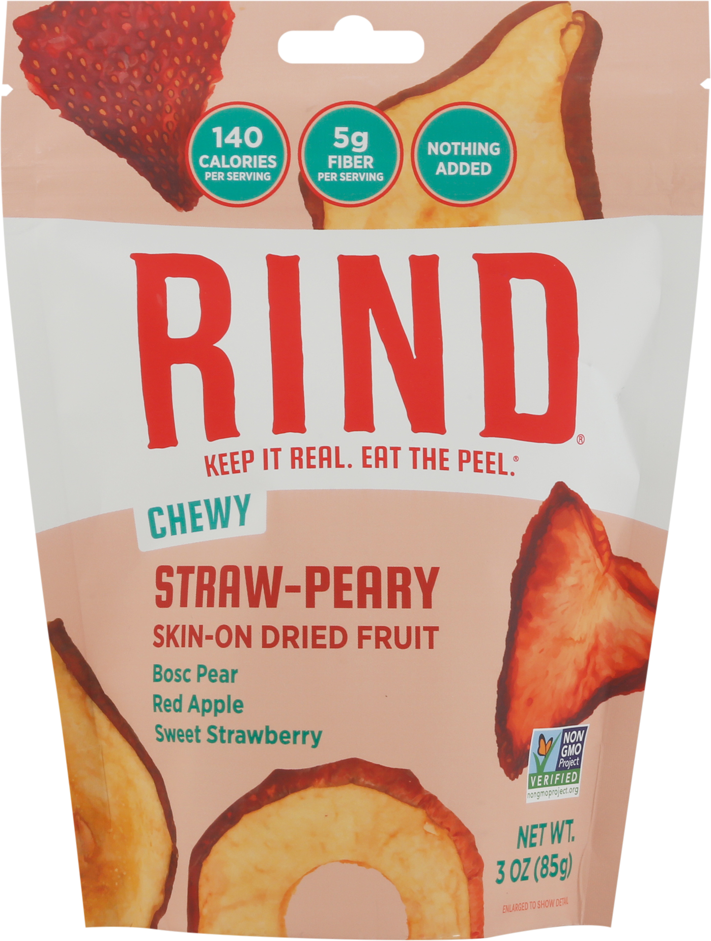 Dried Fruit, Skin-On, Straw-Peary, Chewy