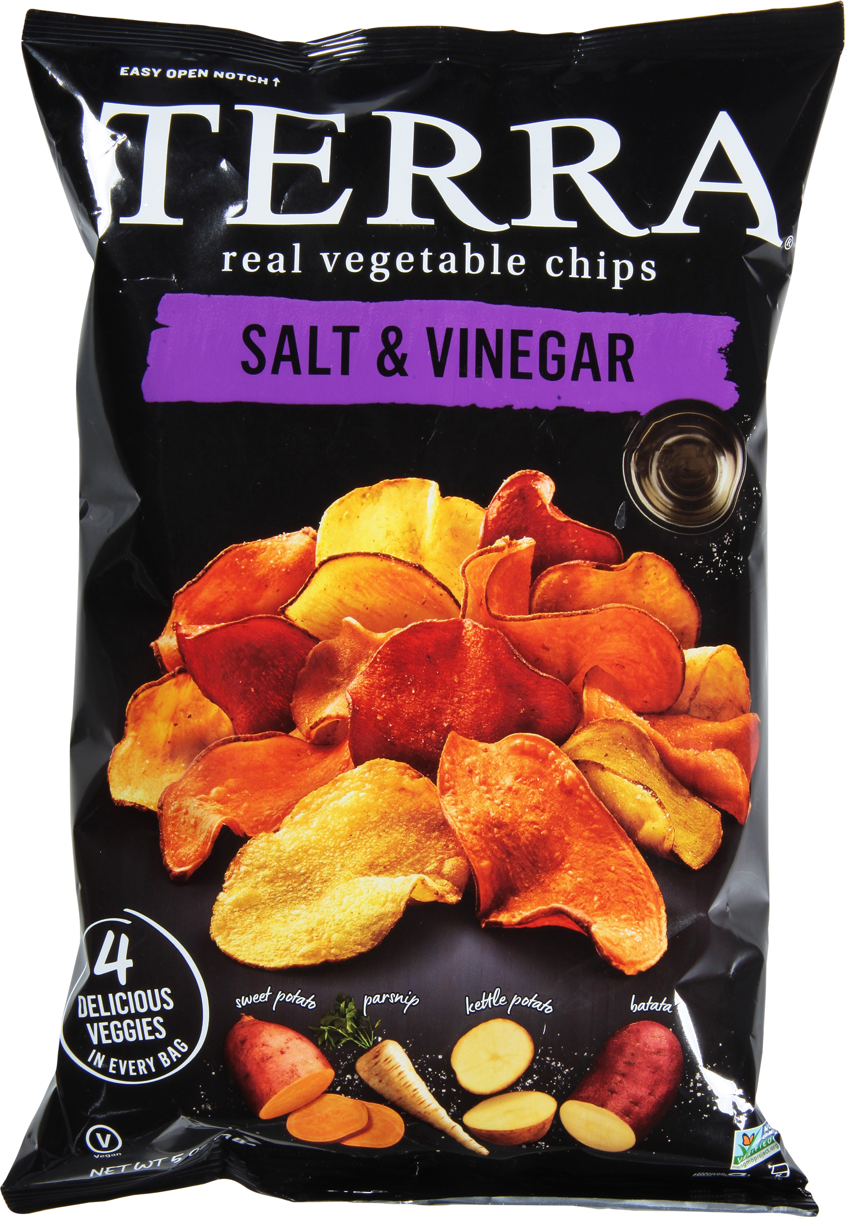Vegetable Chips, Salt & Vinegar, Real