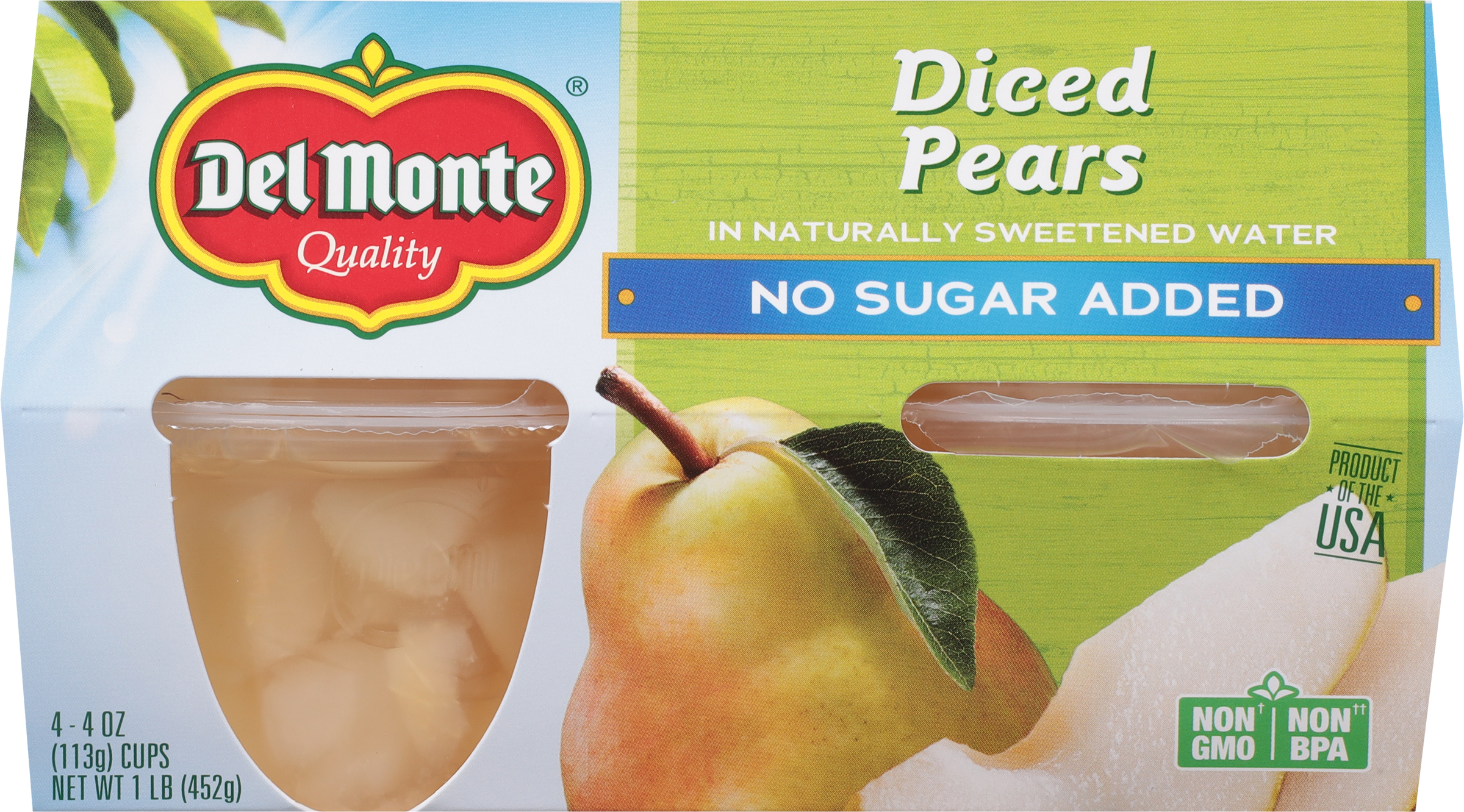  Organic Pears; Diced : Grocery & Gourmet Food