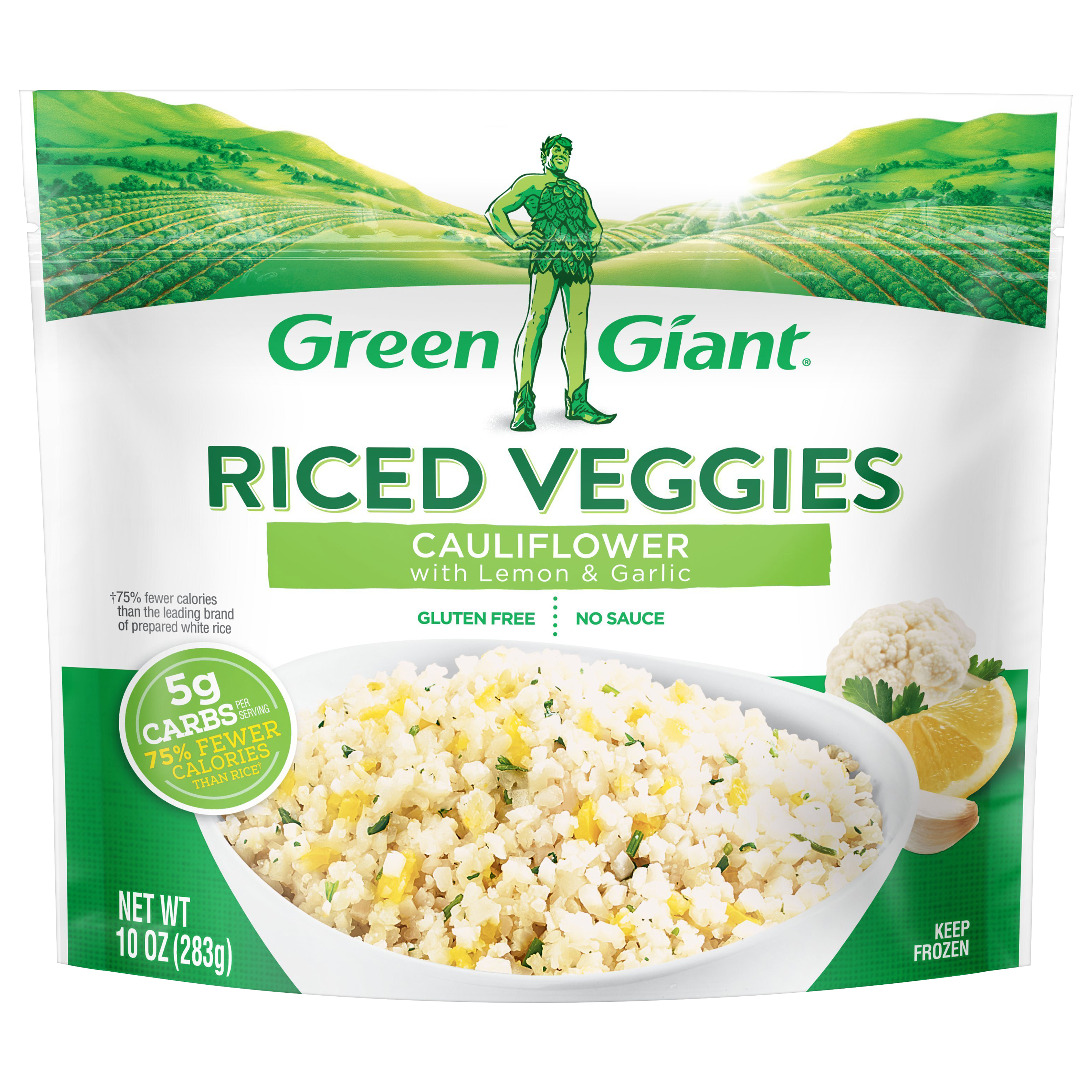 Riced Veggies, Cauliflower with Lemon & Garlic