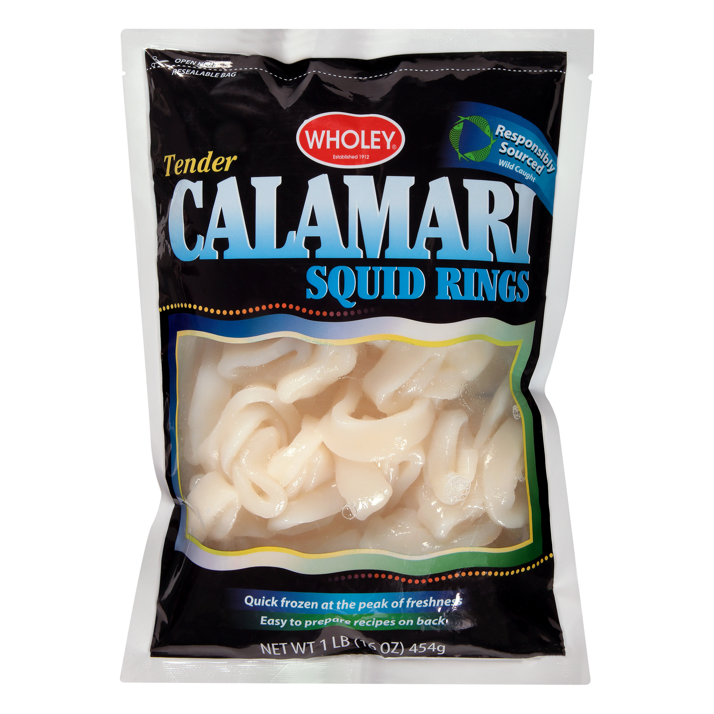 Wholey Tender Squid Rings Calamari 1 Lb