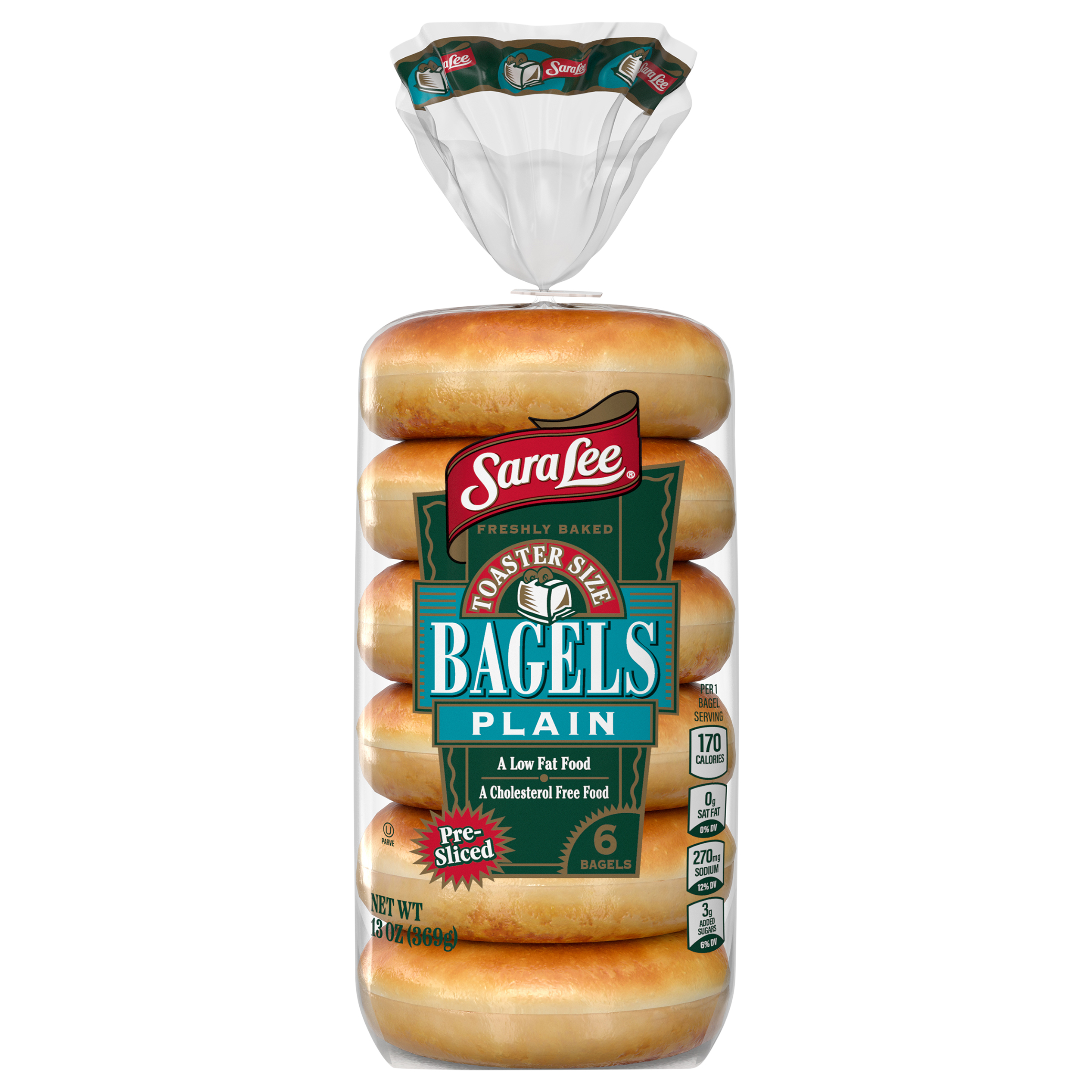 Bagels, Plain, Toaster Size, Pre-Sliced