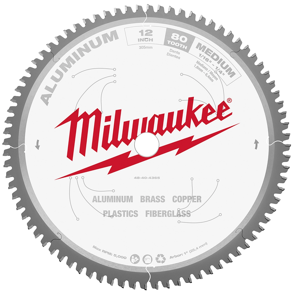 Milwaukee 12" Aluminum Cutting Circular Saw Blade