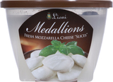 Cheese, Mozzarella, Fresh, Medallions, Slices image