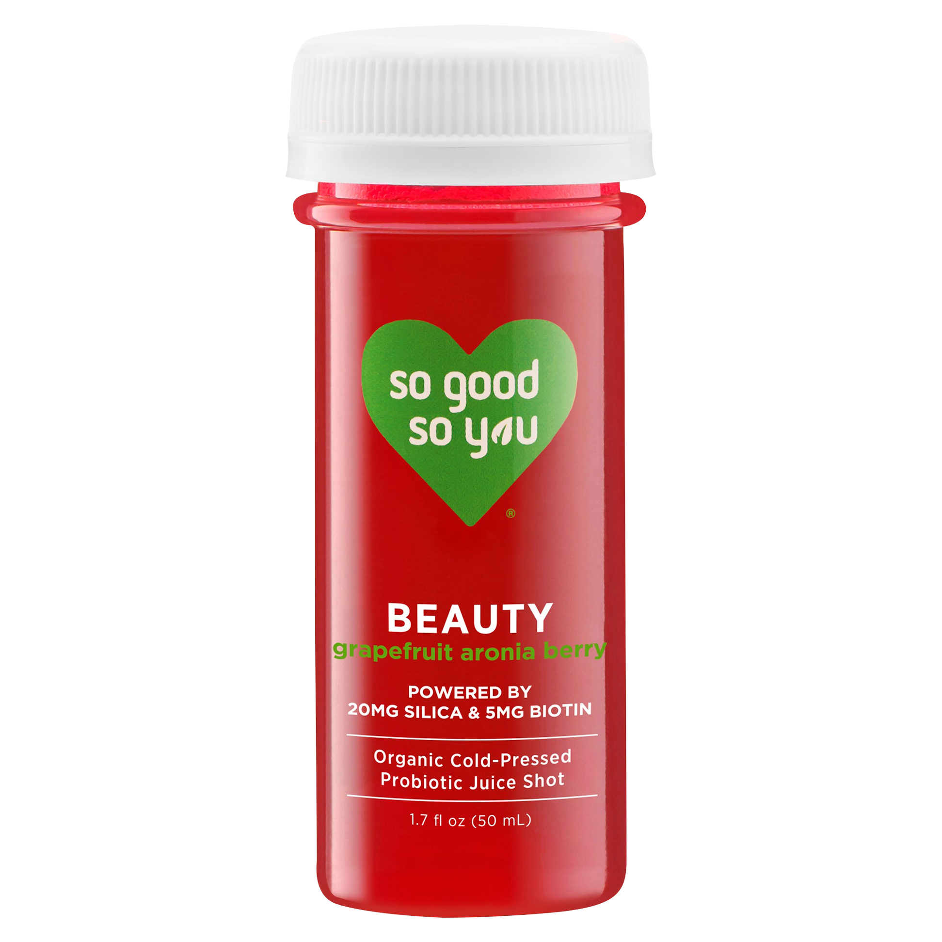 Probiotic Juice Shot, Grapefruit Aronia Berry, Beauty