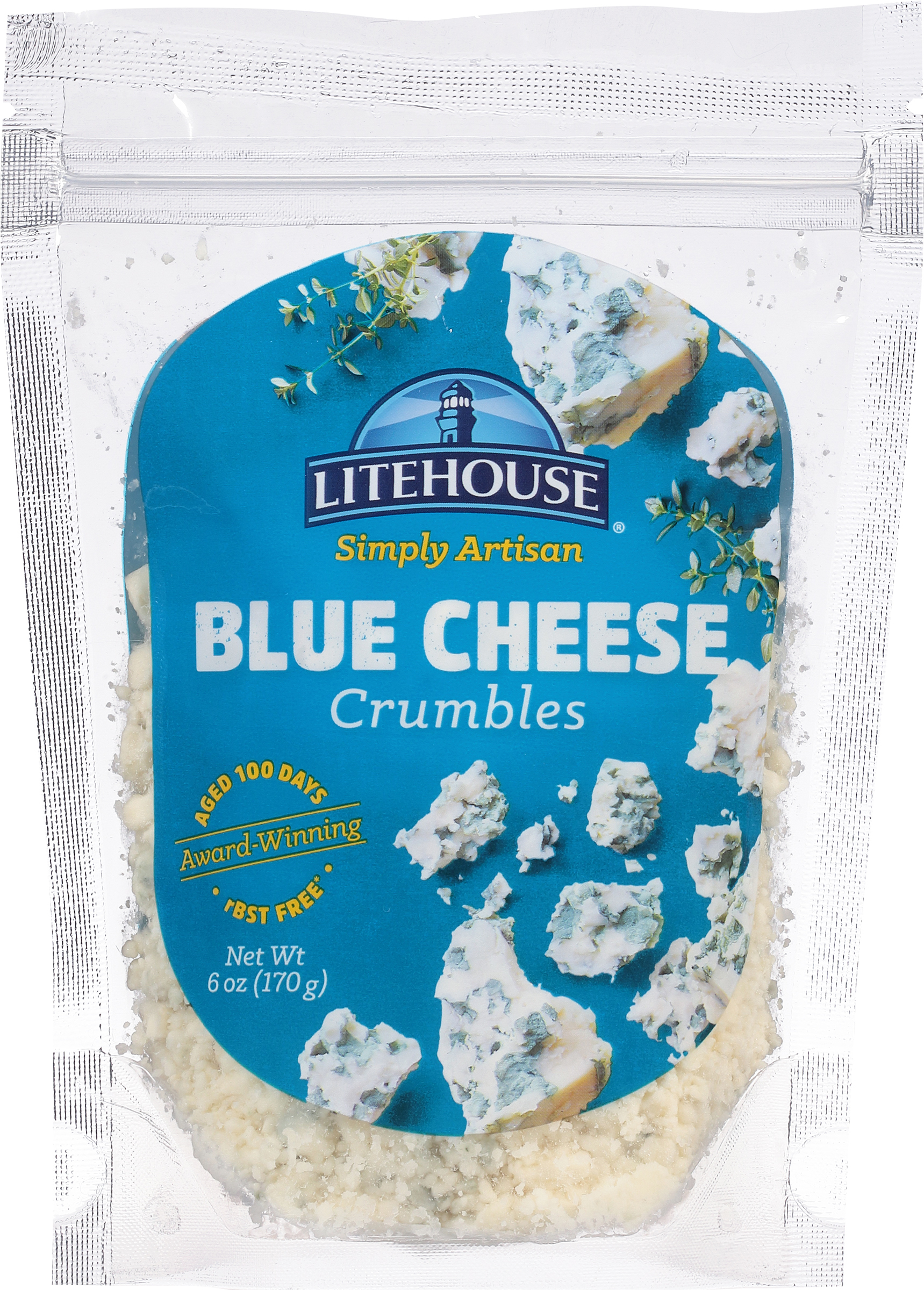 Cheese, Crumbles, Blue image