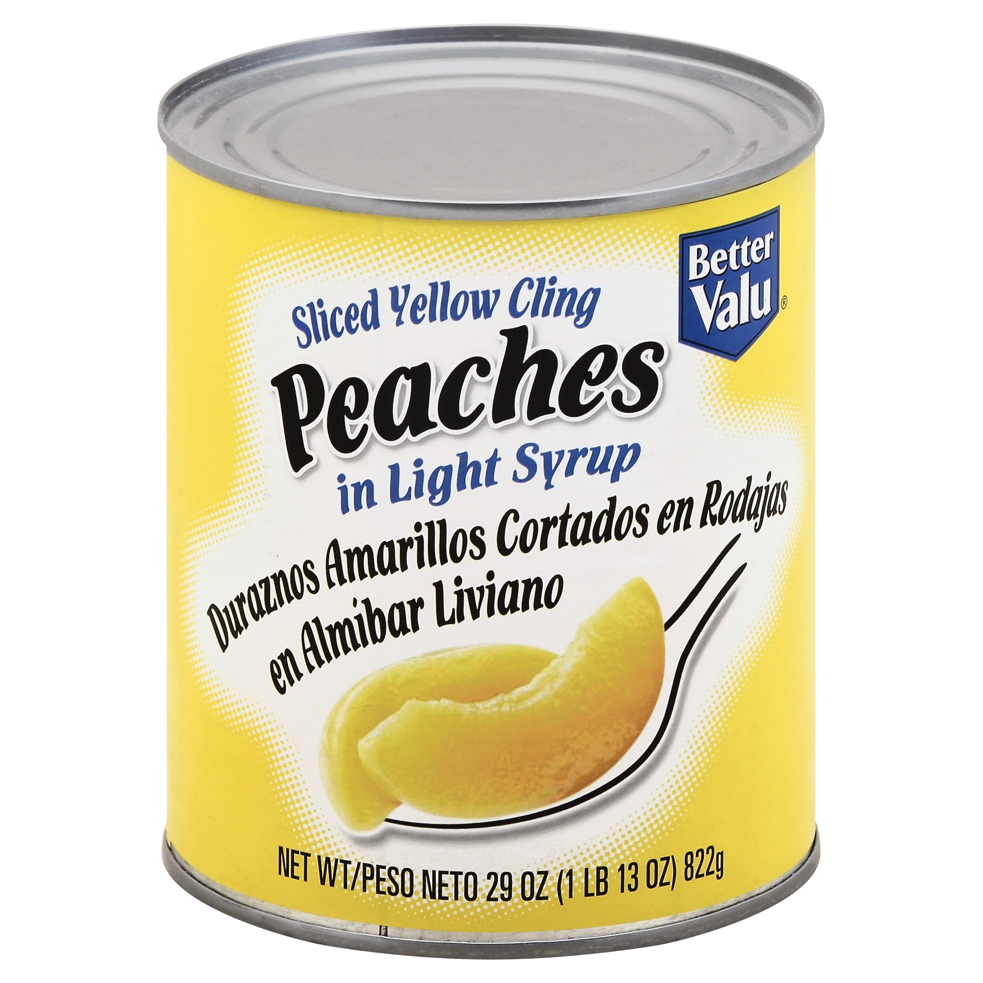 Better Valu Peaches 29 Oz