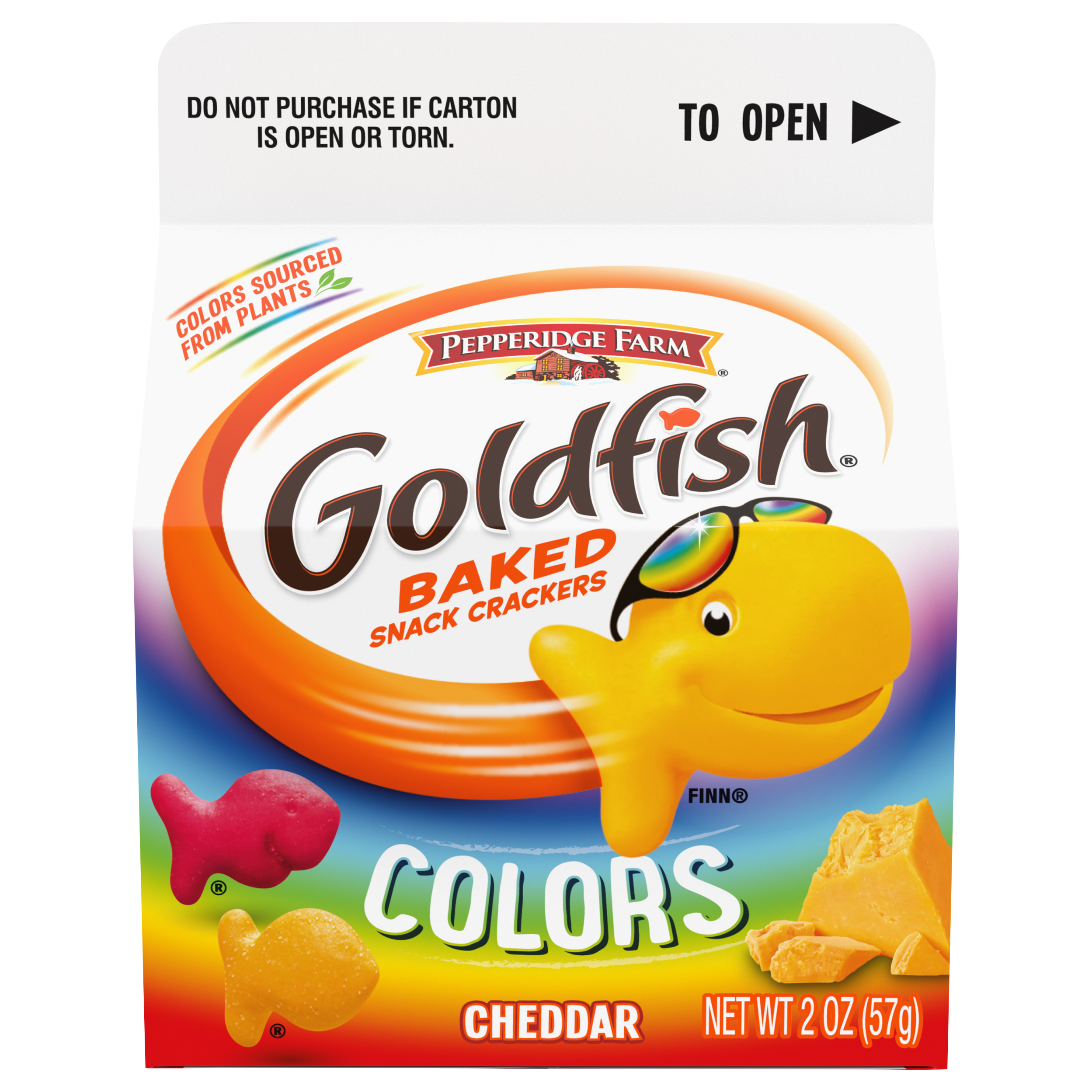 Baked Snack Crackers, Cheddar, Color