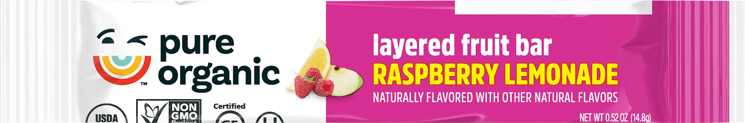 Fruit Bar, Layered, Raspberry Lemonade