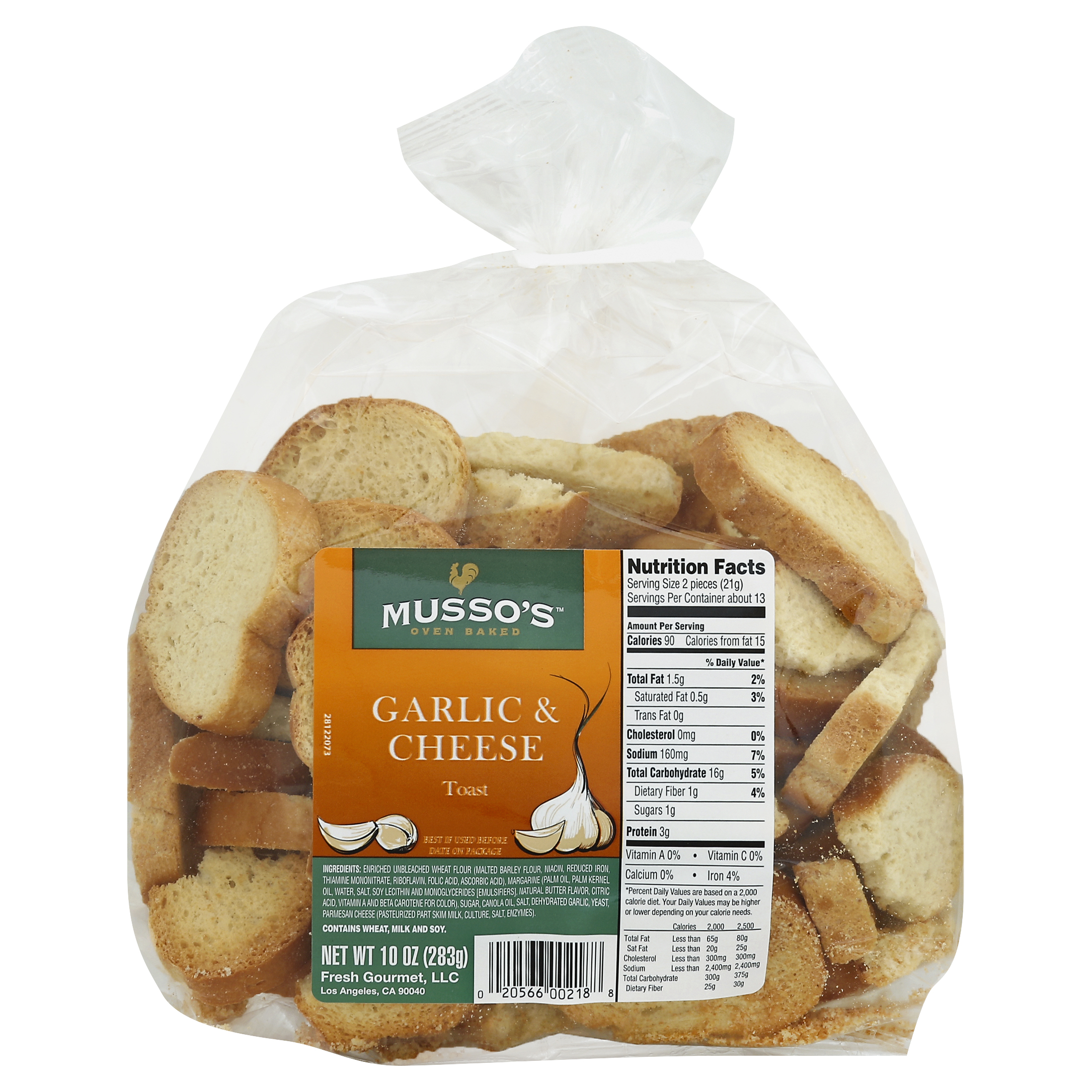 Mussos Toast 10 Oz