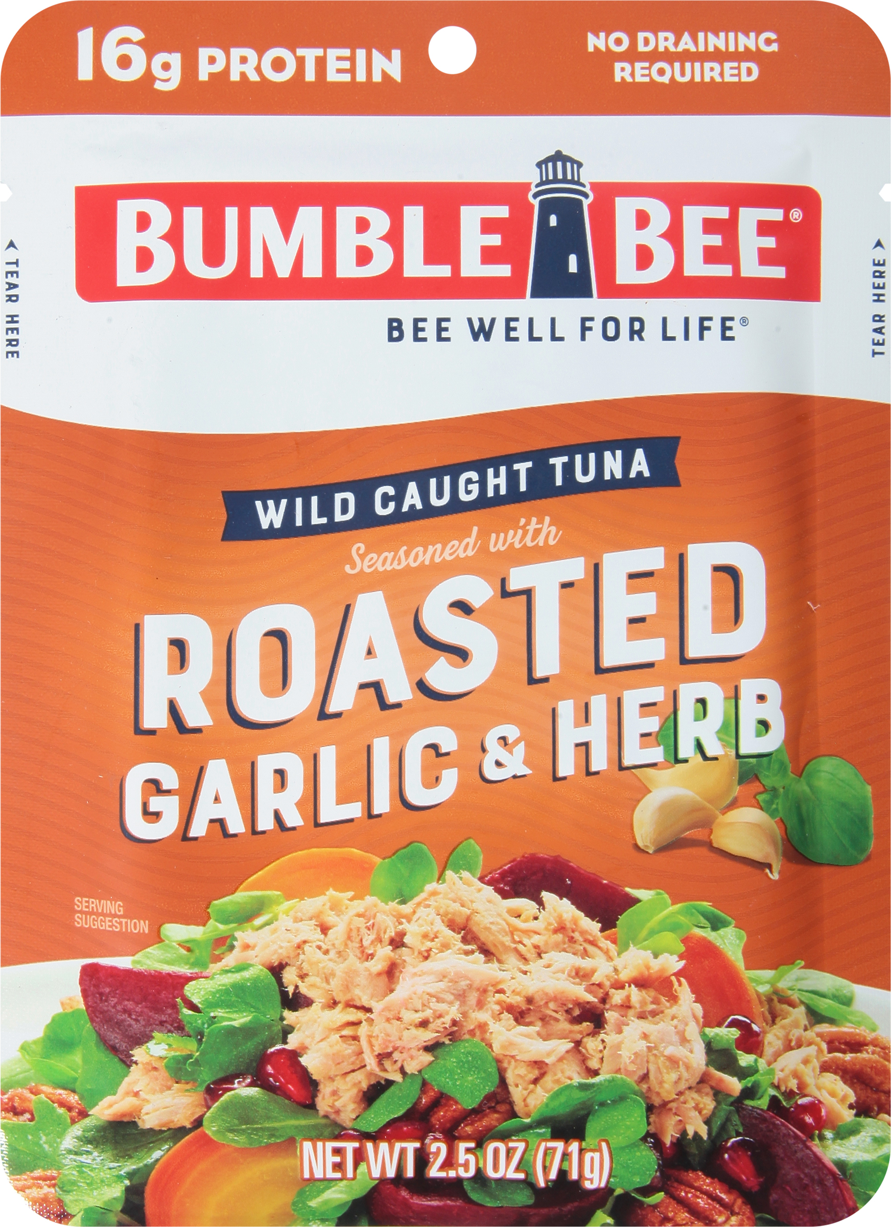 Tuna, Wild Caught, Roasted Garlic & Herb