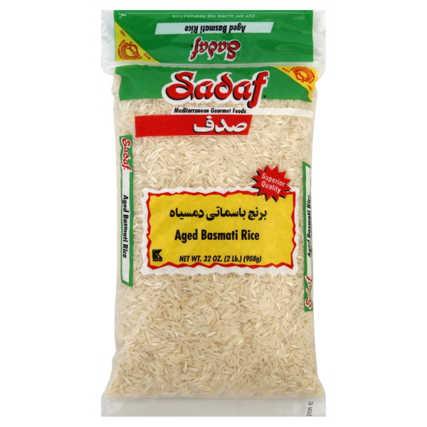 Sadaf Aged Basmati Rice 32 Oz