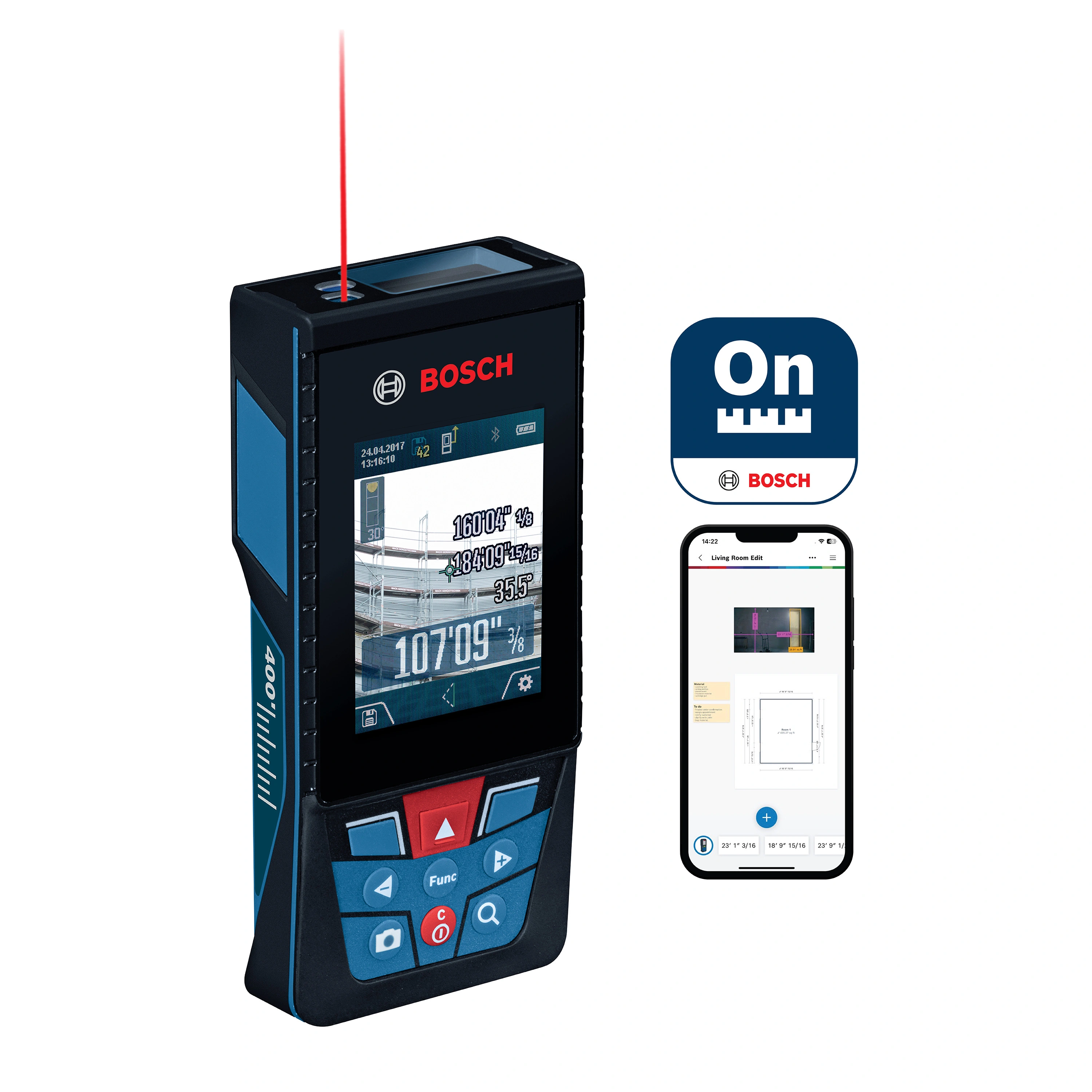 Bosch 400' GLM400Cl Blaze Outdoor LDM Laser