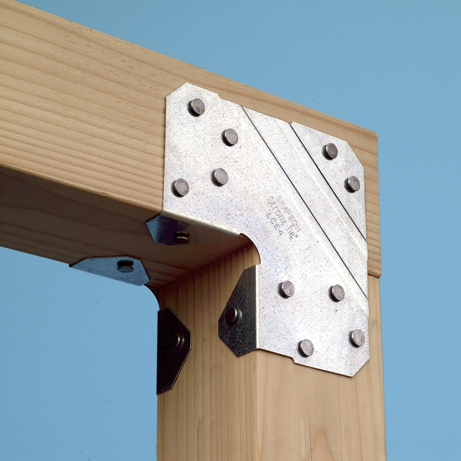 Simpson StrongTie LCE4 Post Cap White Cap