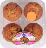 Muffin, Raisin Bran, Gourmet, 4 Pack image