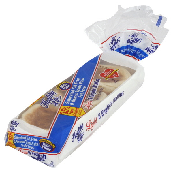 Healthy Life English Muffins 6 Ea