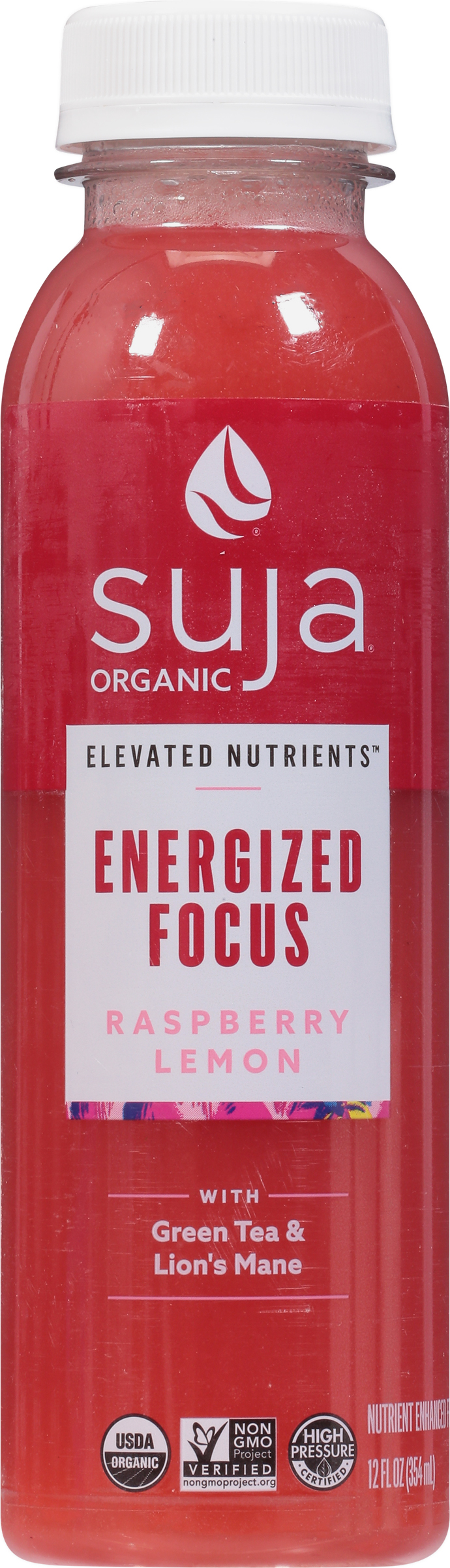 Fruit Juice Drink, Energized Focus, Raspberry Lemon