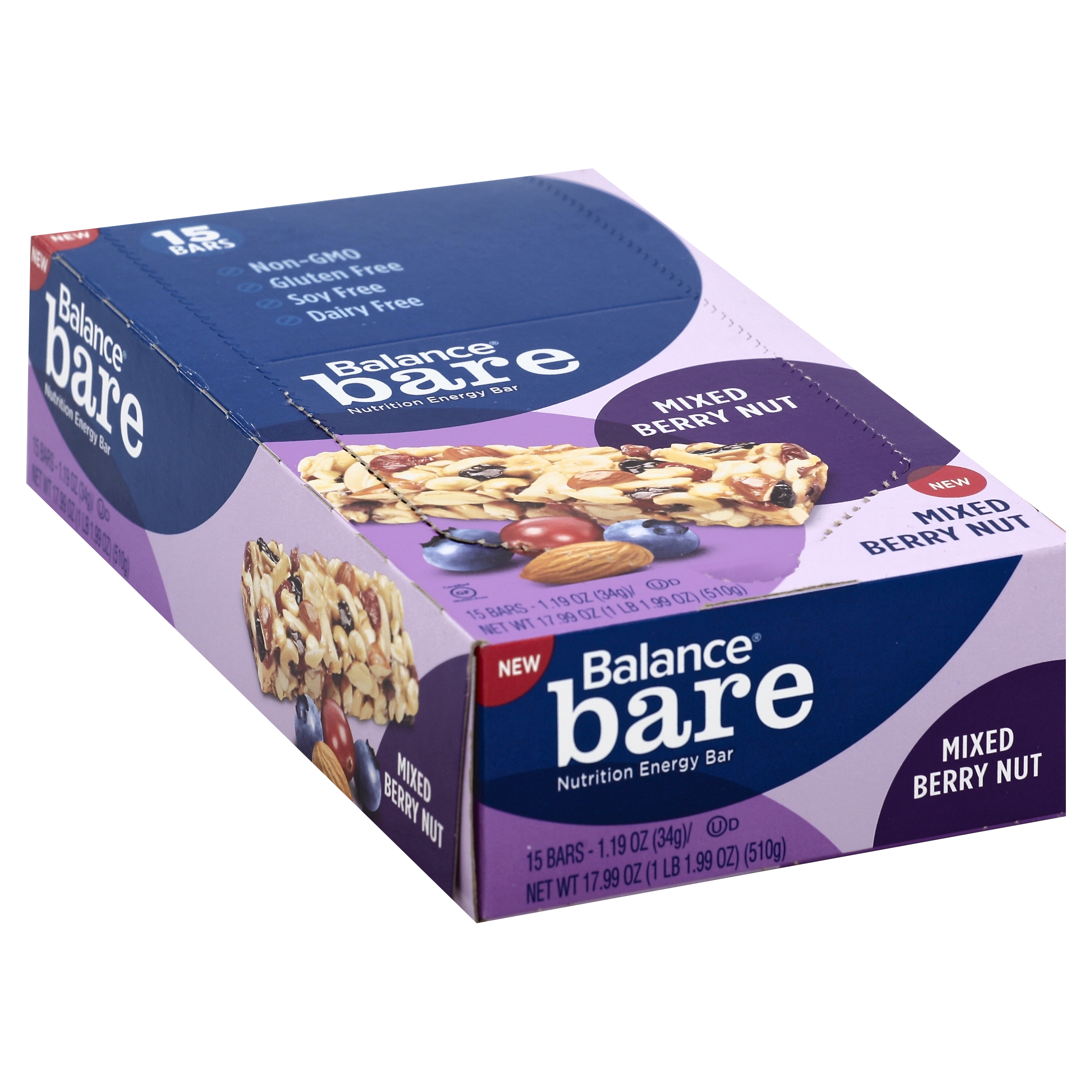 Balance Nutrition Energy Bar 15 Ea