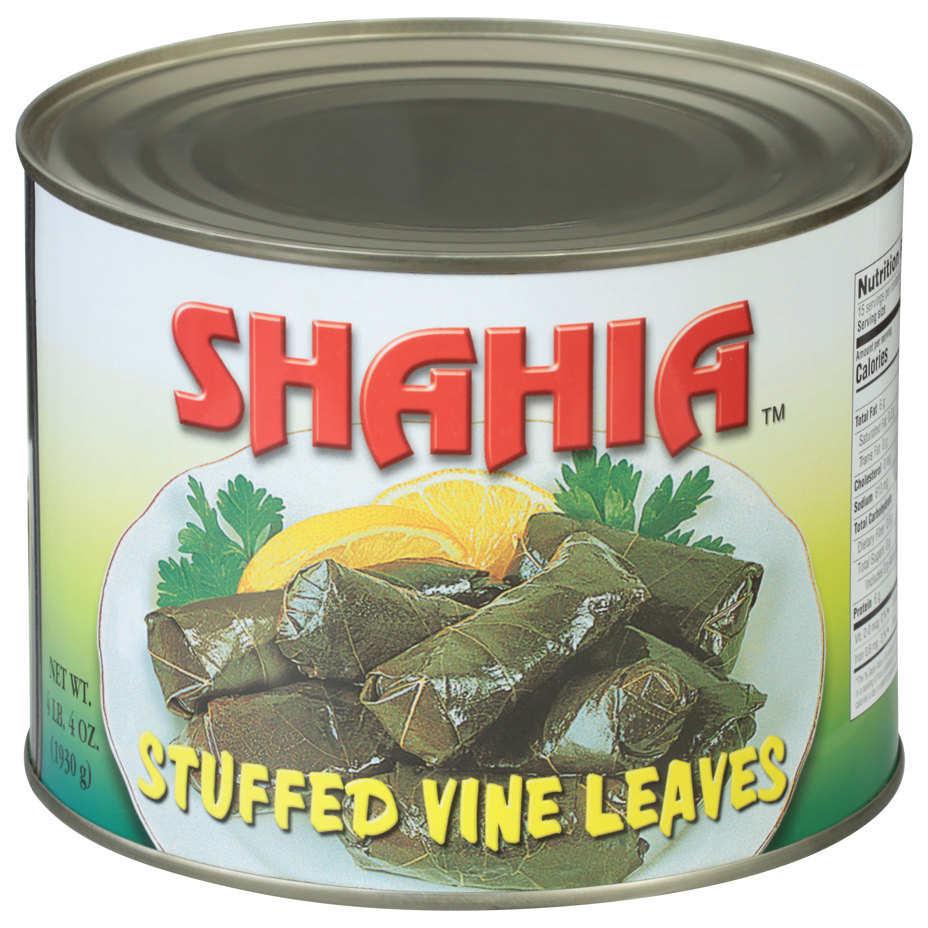 Shahia Stuffed Vine Leaves 68 Oz