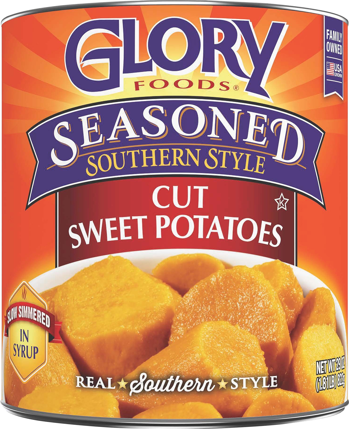 Sweet Potatoes, Seasoned, Southern Style, Cut