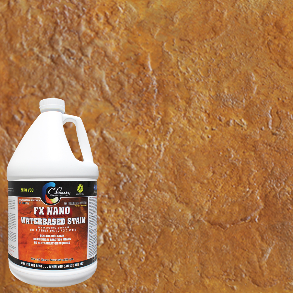 Terracotta Concrete Stain