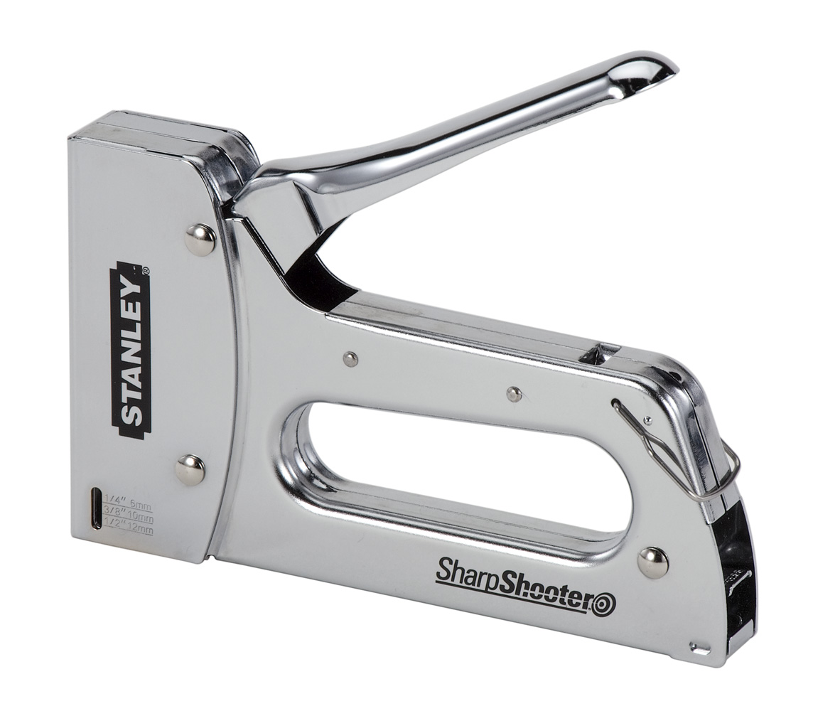 Black+Decker Steel HeavyDuty Staple Gun White Cap