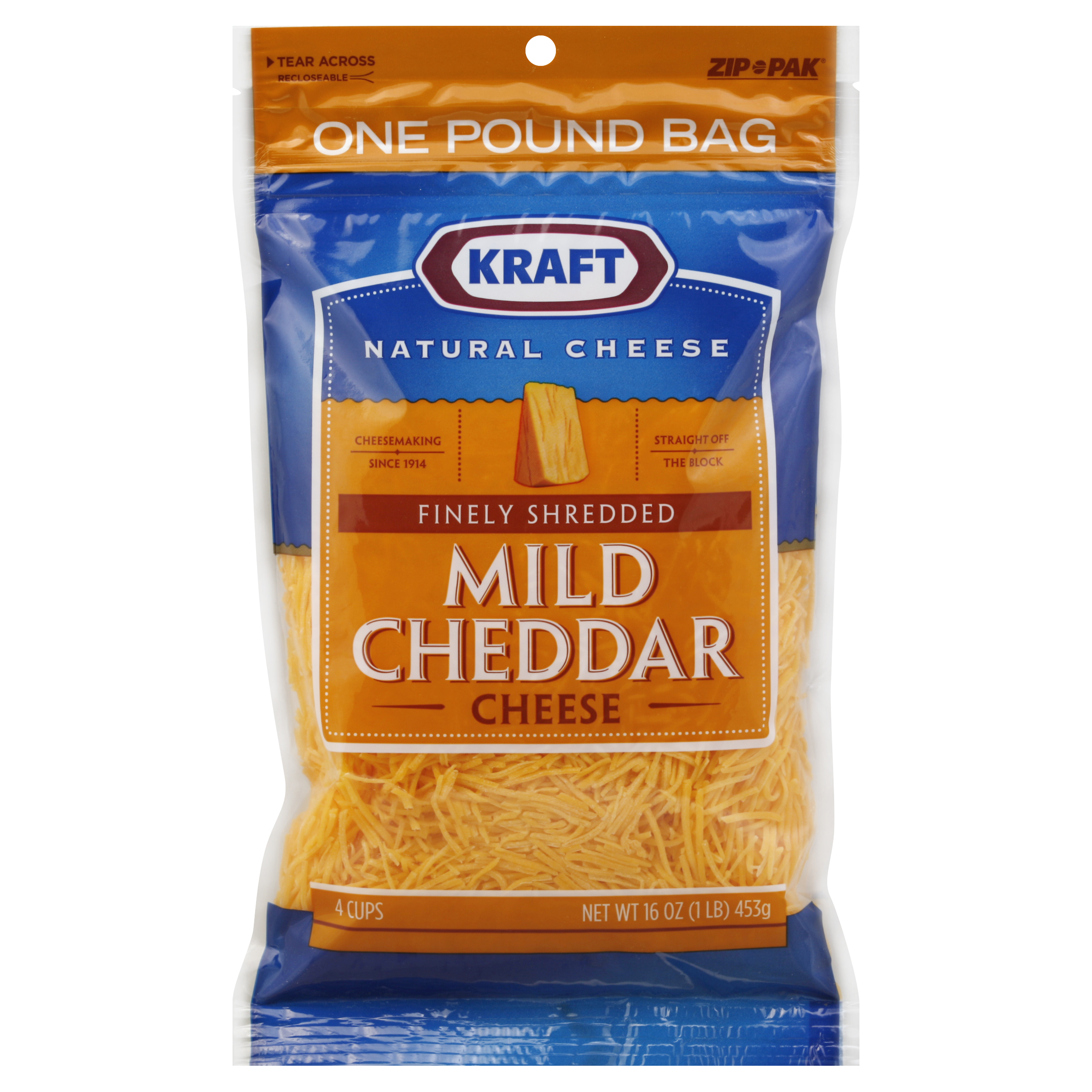 Kraft Finely Shredded Cheese 16 Oz