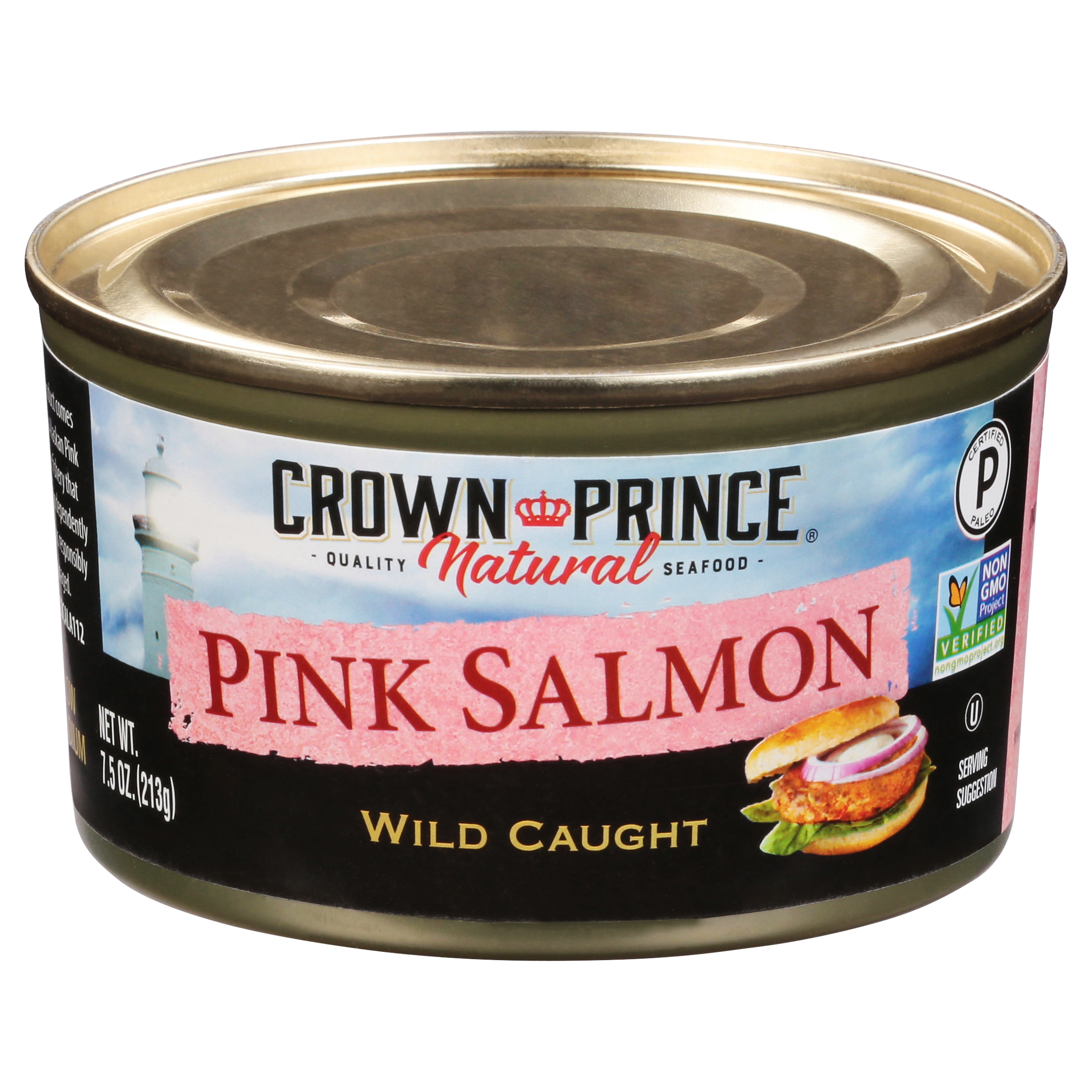 Crown Prince Natural Pink Salmon 7.5 Oz