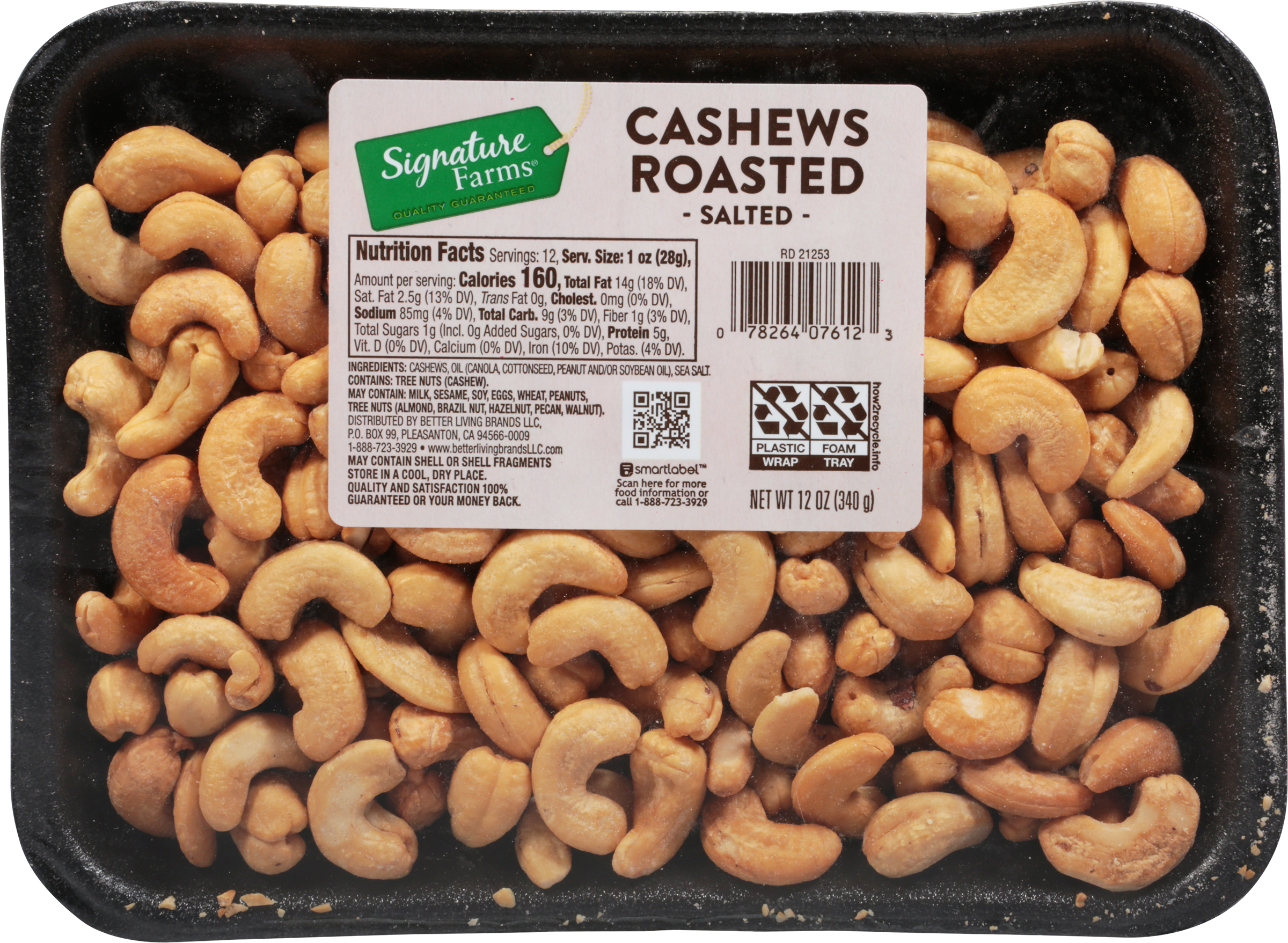 Cashews, Roasted, Salted