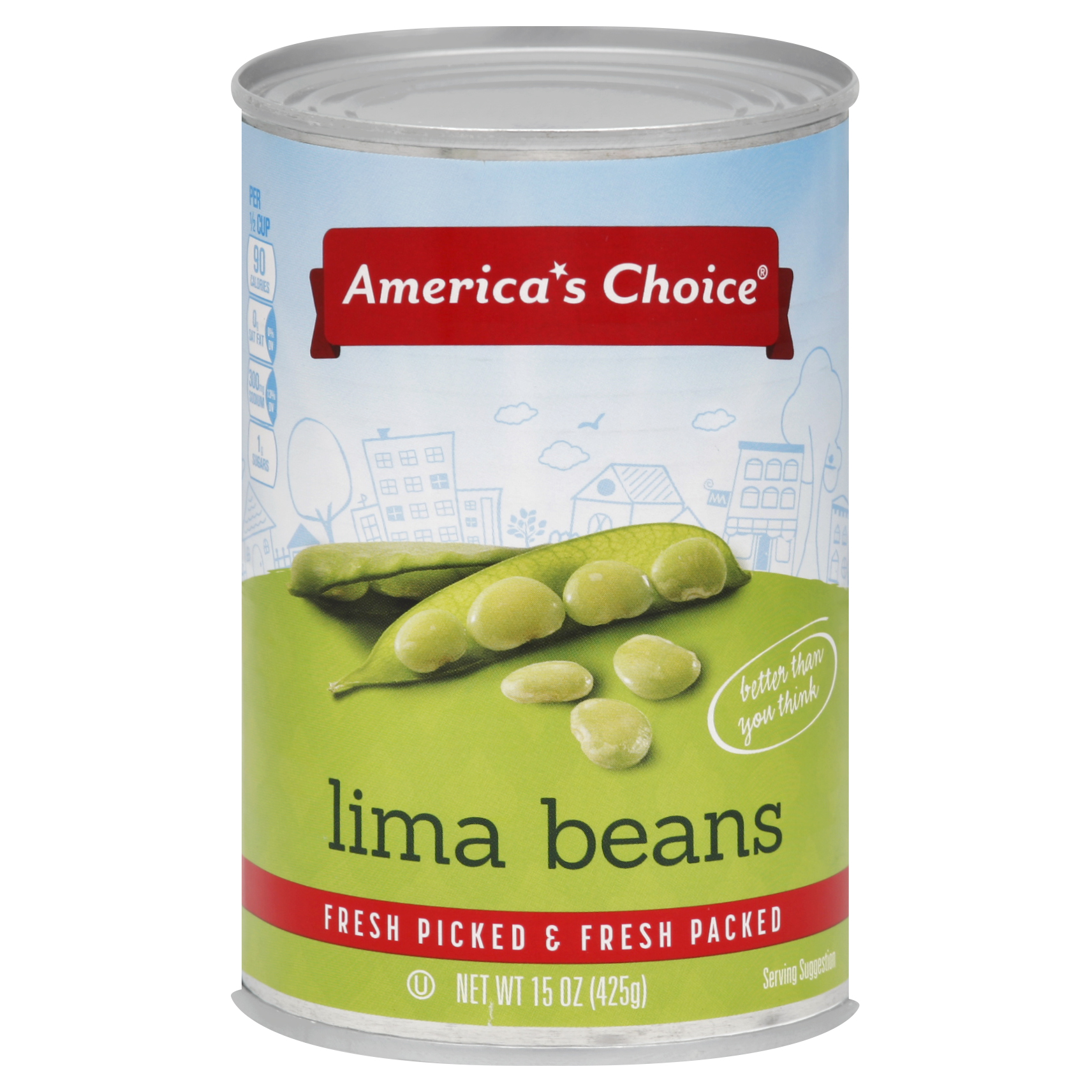 America's Choice Lima Beans 15 Oz