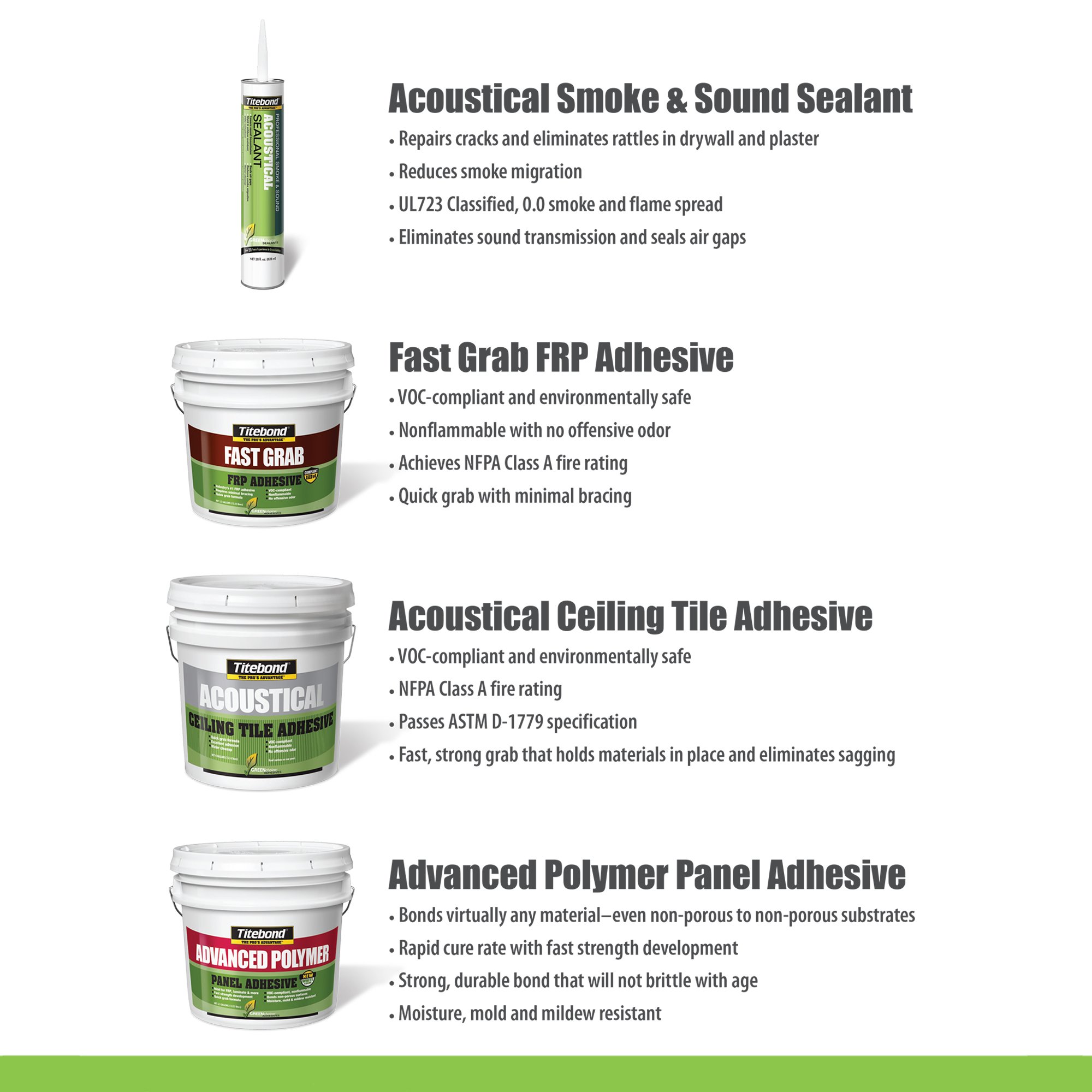 titebond acoustical smoke and sound sealant