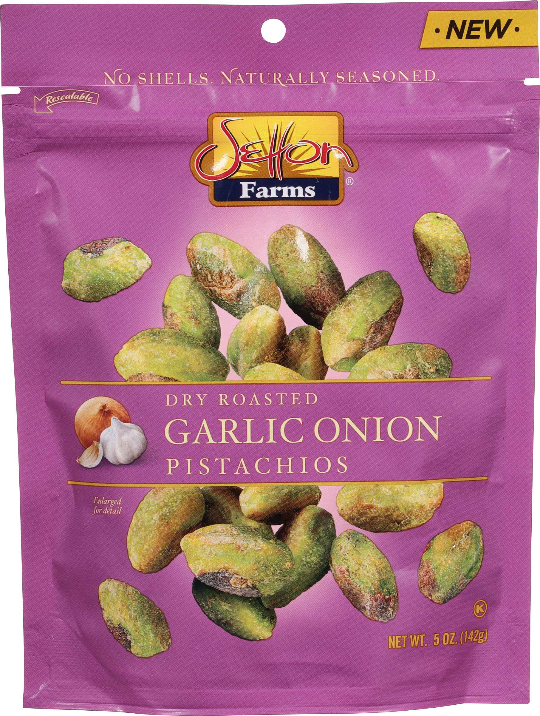 Pistachios, Garlic Onion, Dry Roasted