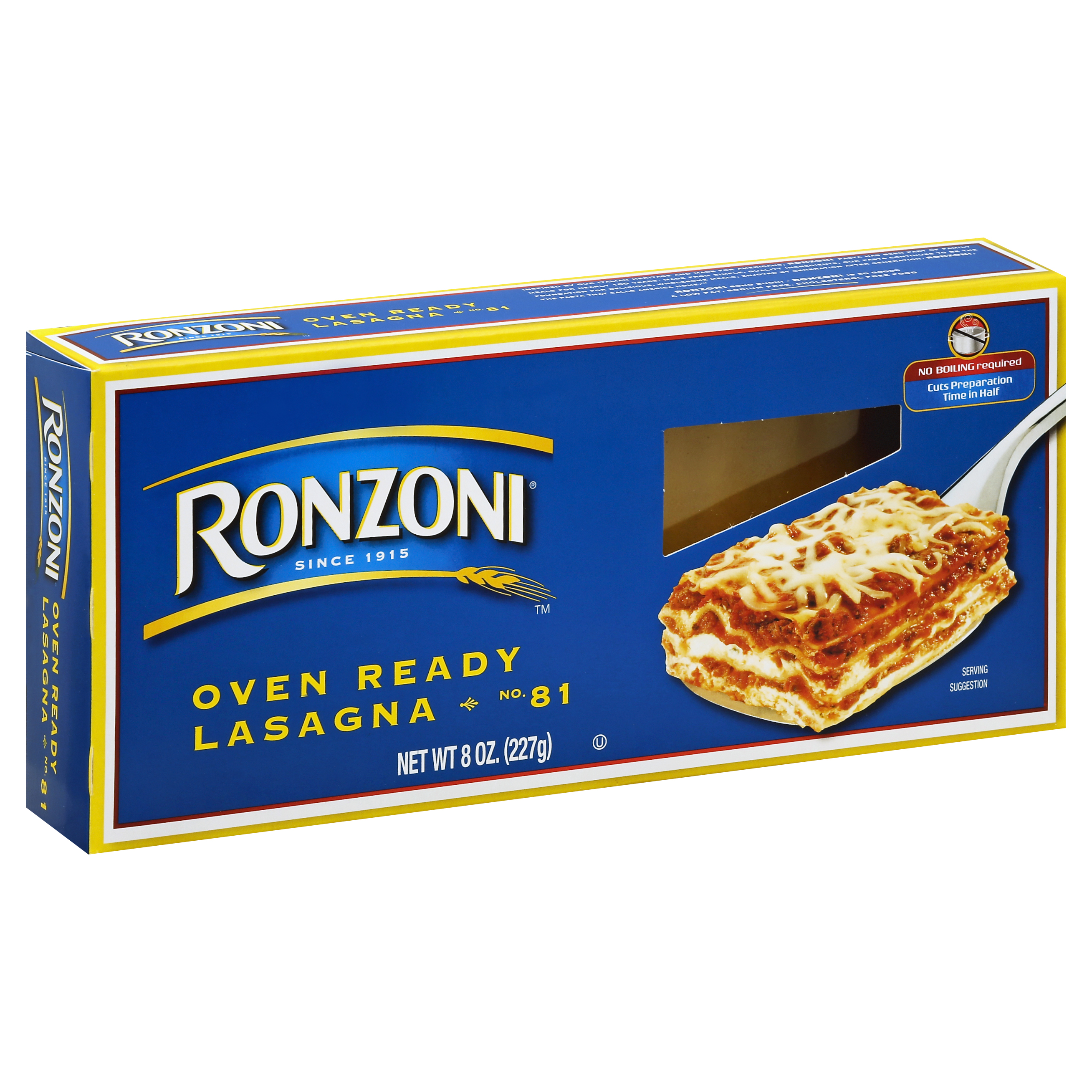 Ronzoni Lasagna 8 Oz