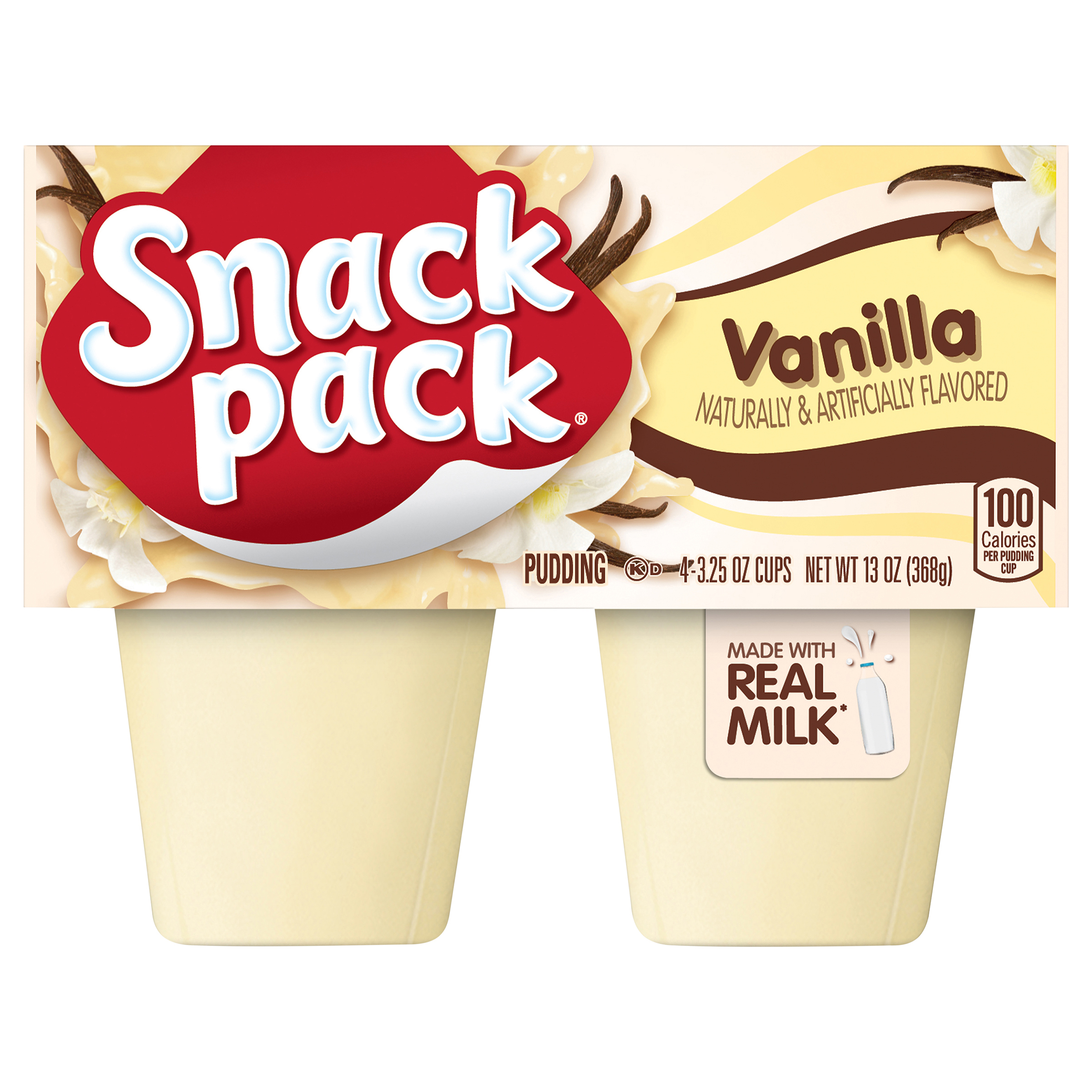 Calories in Pudding, Vanilla from Snack Pack