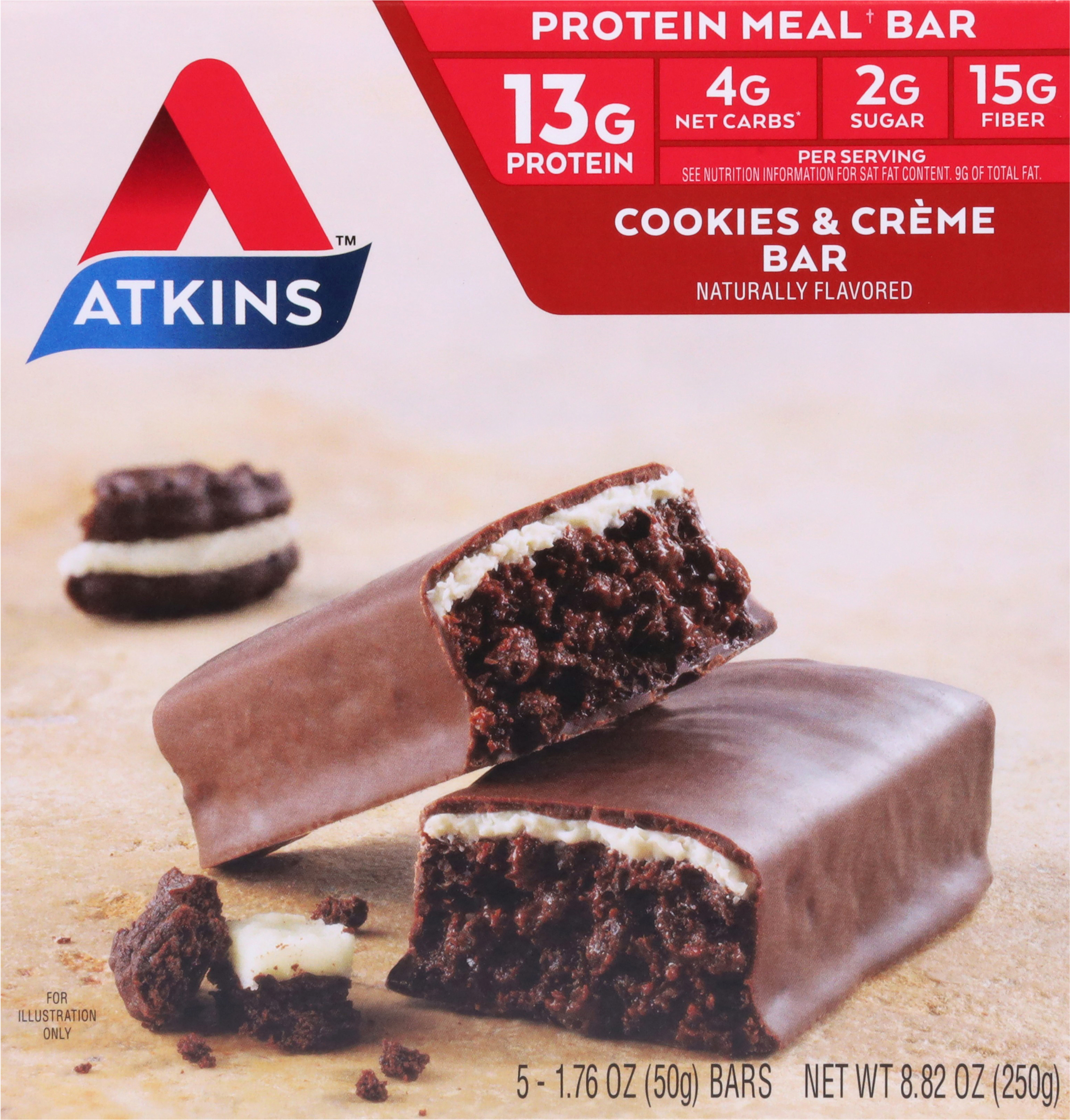 Protein Meal Bars, Cookies & Creme