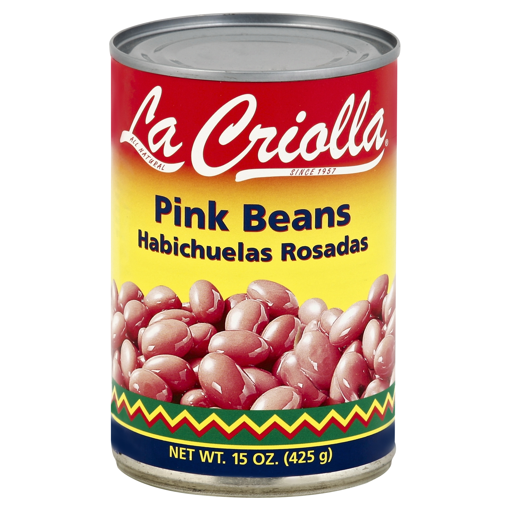 La Criolla Pink Beans 15 Oz