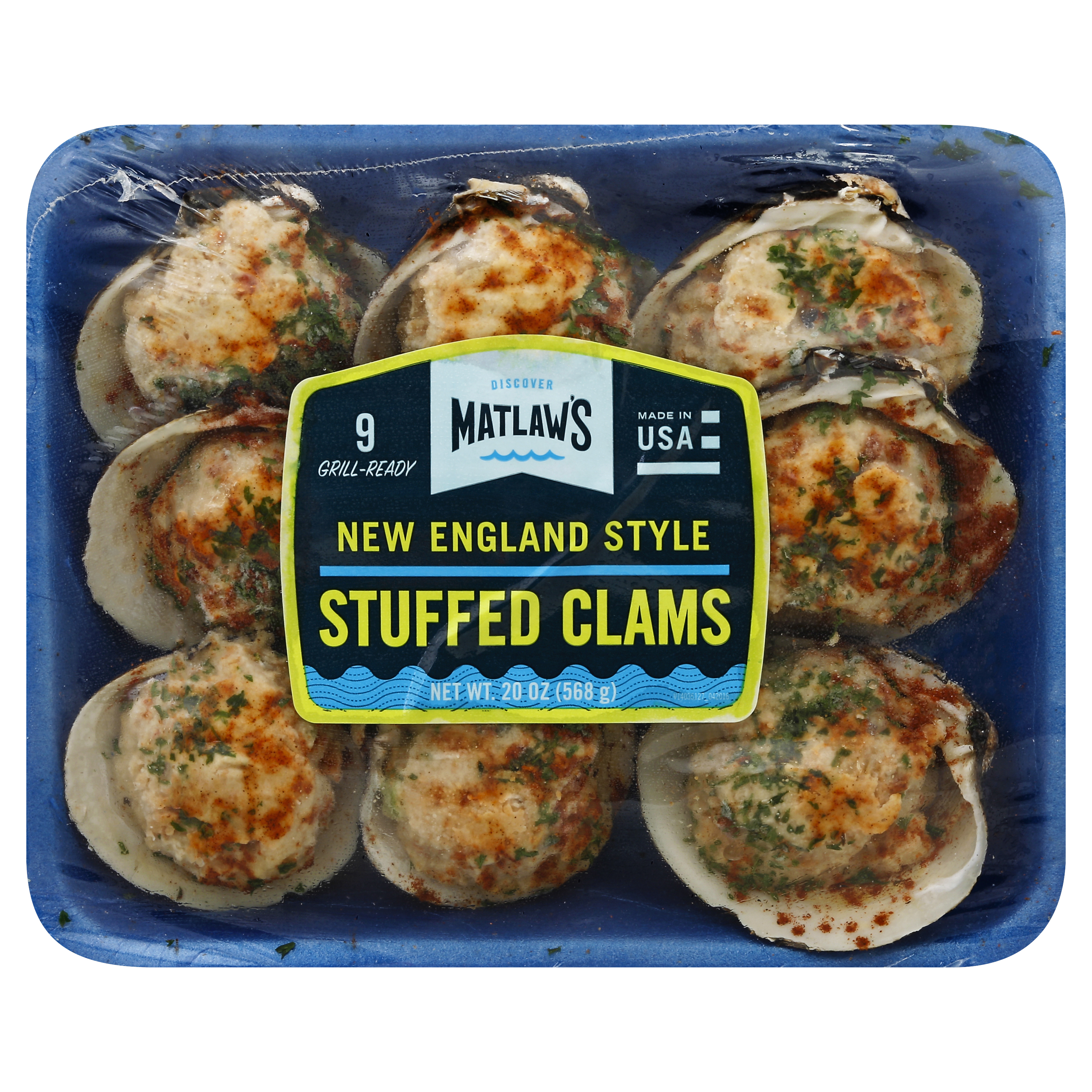 Matlaw's Stuffed Clams 9 Ea