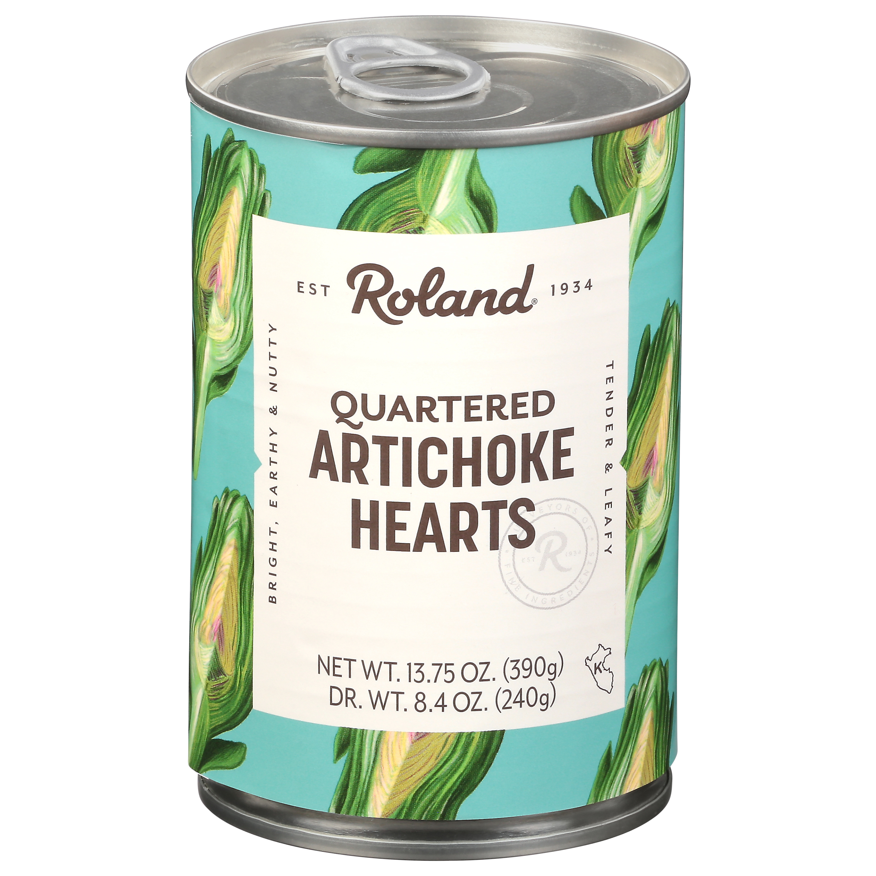 Roland Quartered Artichoke Hearts 13.75 Oz