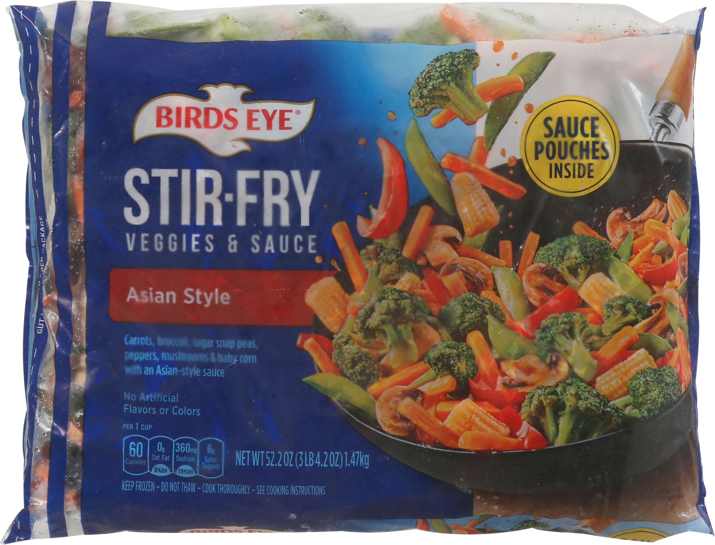 Veggies & Sauce, Stir-Fry, Asian Style