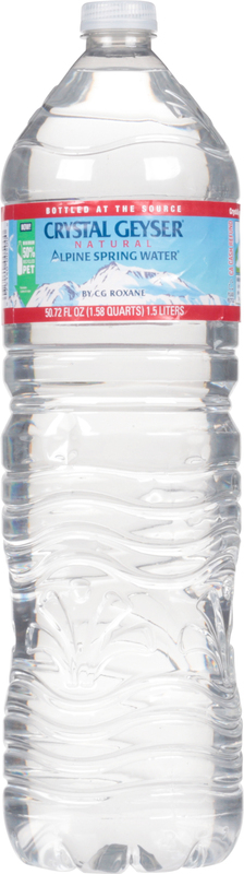 Crystal Geyser-Spring Water 1.5L/50.7oz/#00500