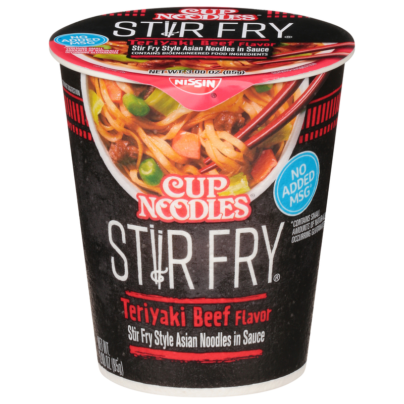 Cup Noodles Stir Fry Teriyaki Beef 3oz