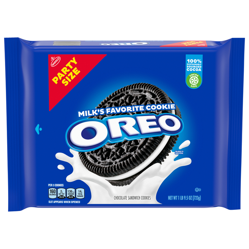 Oreo Party Size Chocolate Sandwich Cookies 25.5 oz