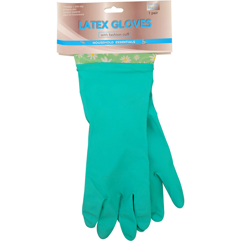 Large Latex Gloves Printed