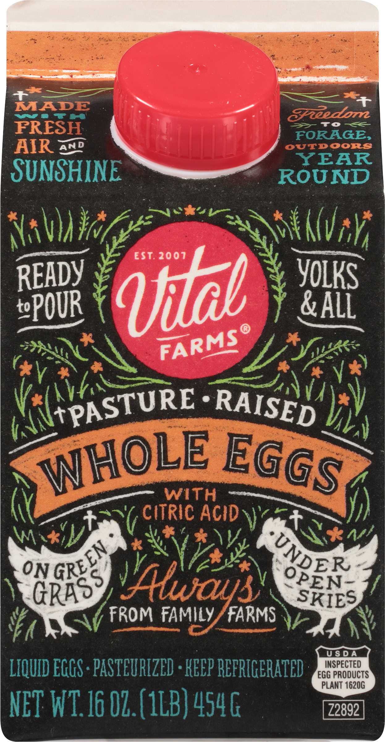 Liquid Eggs, Whole, Pasteurized
