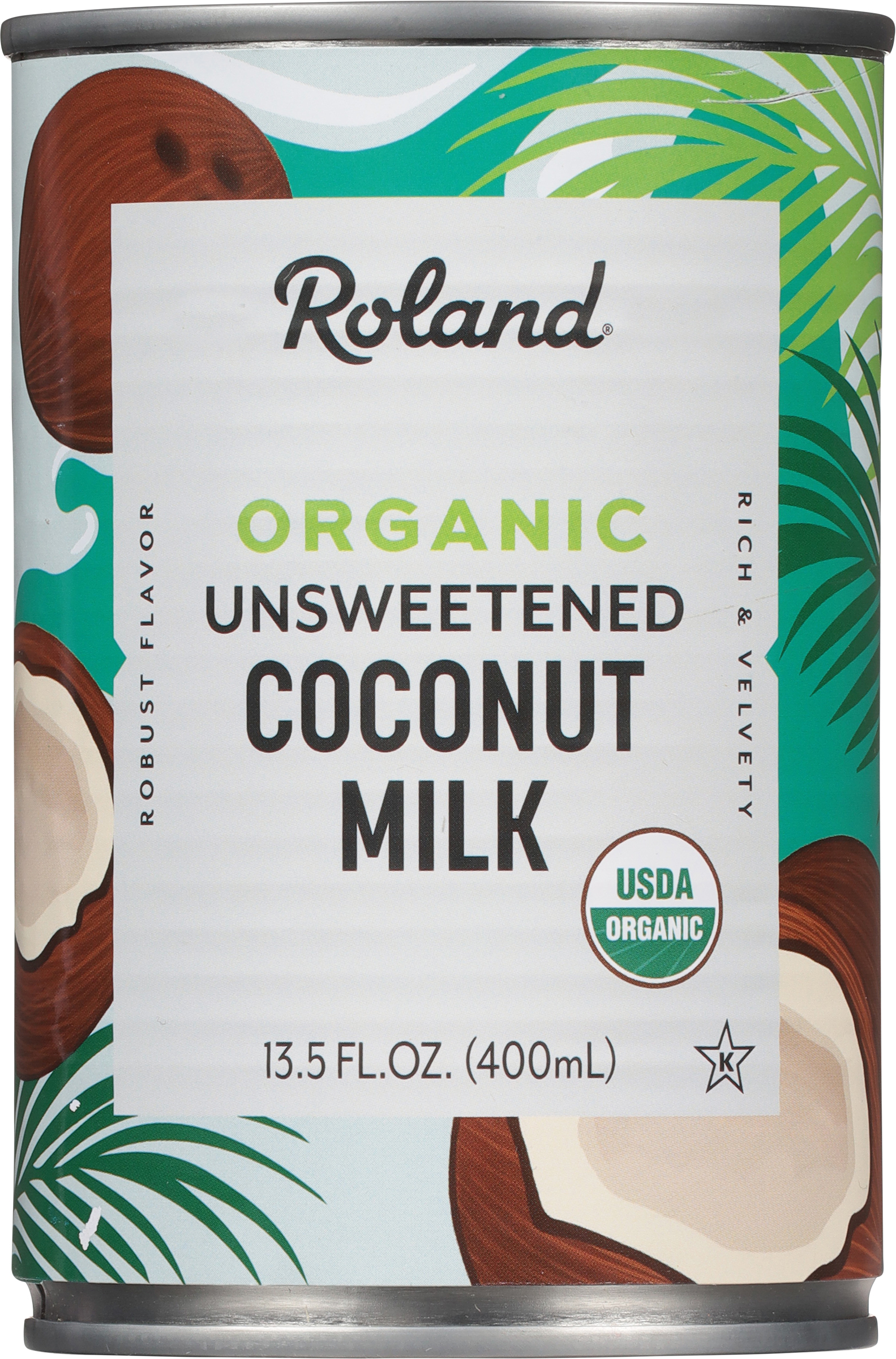 Coconut Milk, Organic, Unsweetened