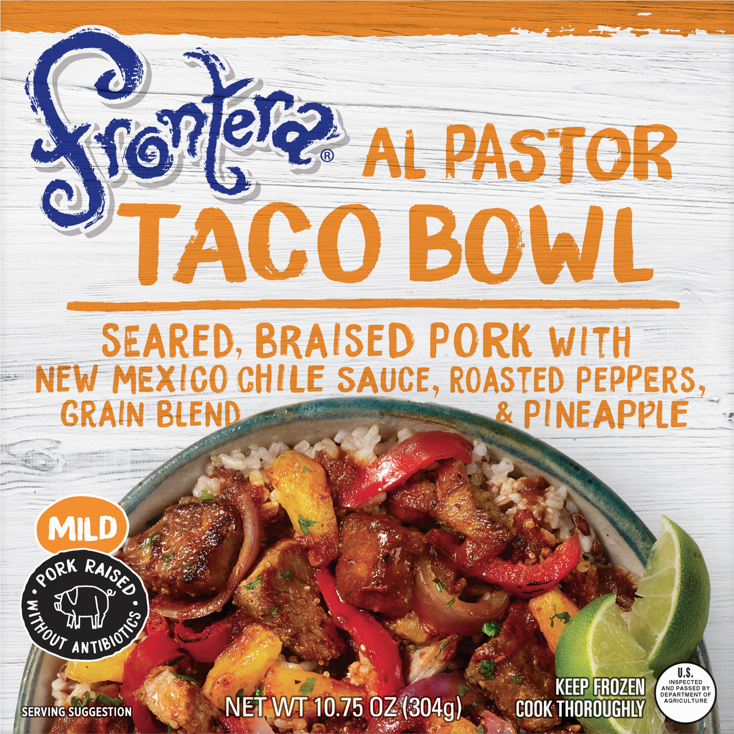 Taco Bowl, Al Pastor, Mild